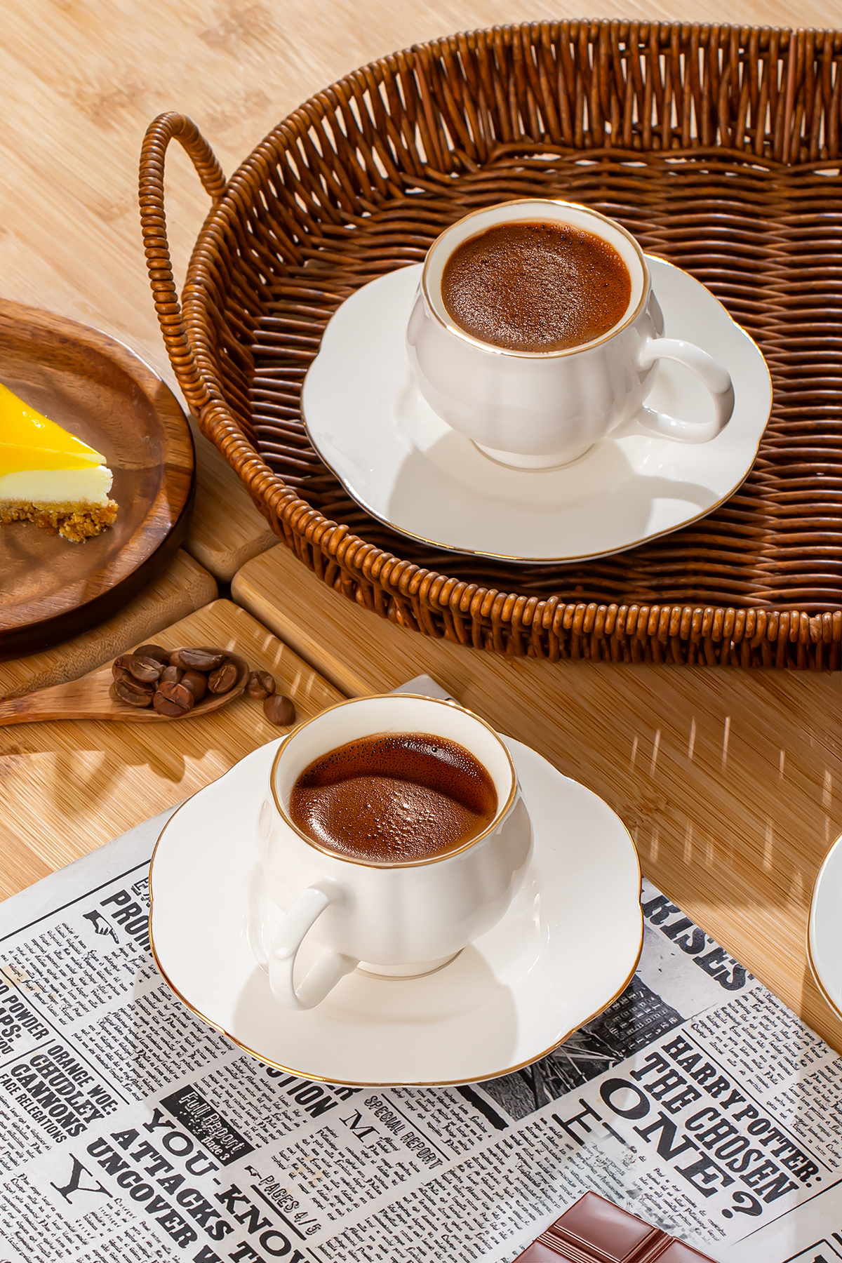 Porsima 4312 Emery 12 Parça 6 Kişilik Altın Yaldızlı Porselen Türk ...