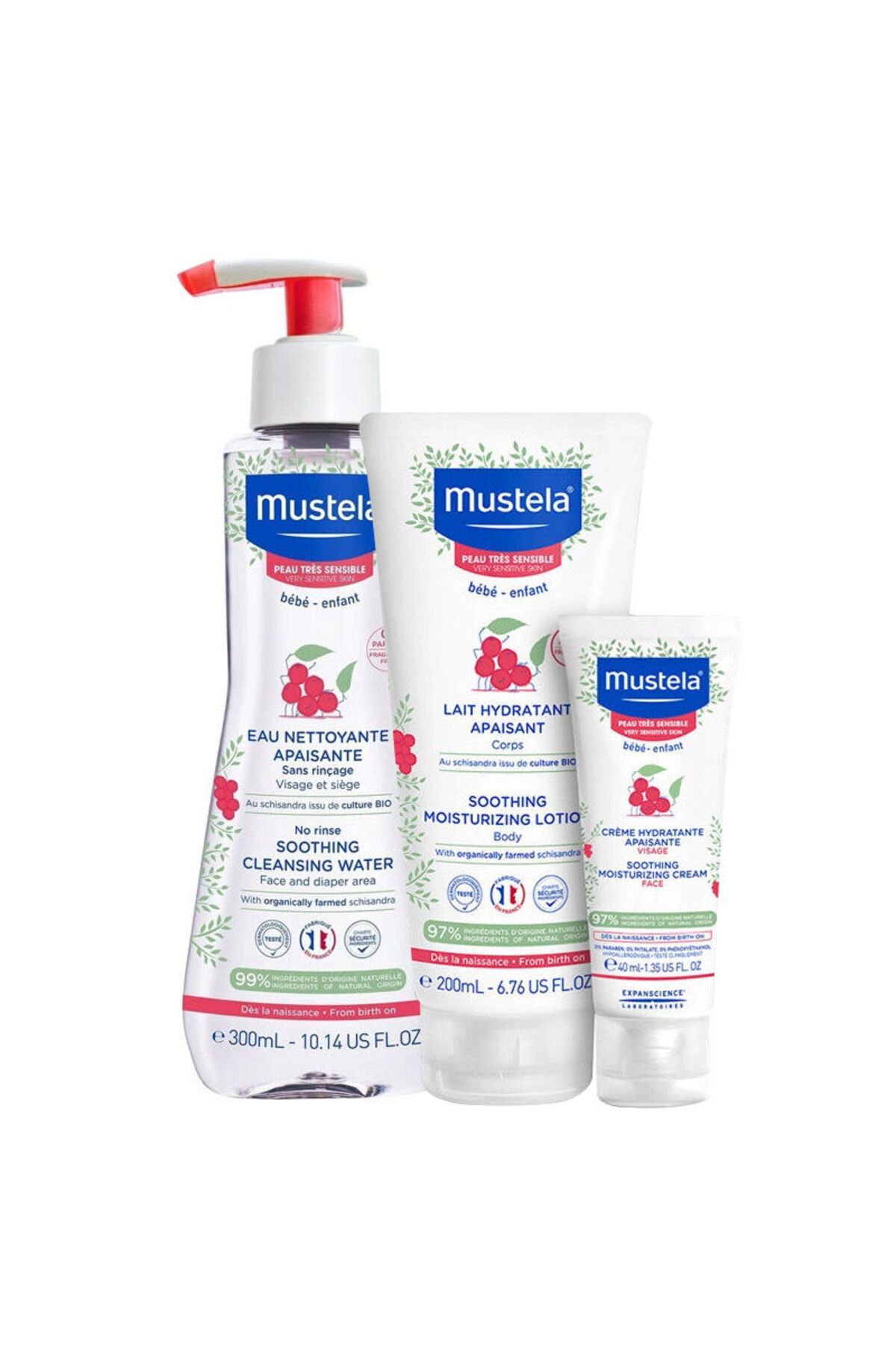Mustela Çok Hassas Ciltler Bakım Seti