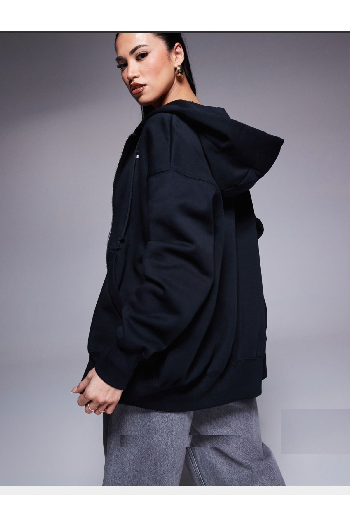 Nike Sportswear Phoenix Fleece Oversize Kesim Kadın Sweatshrit görsel 3