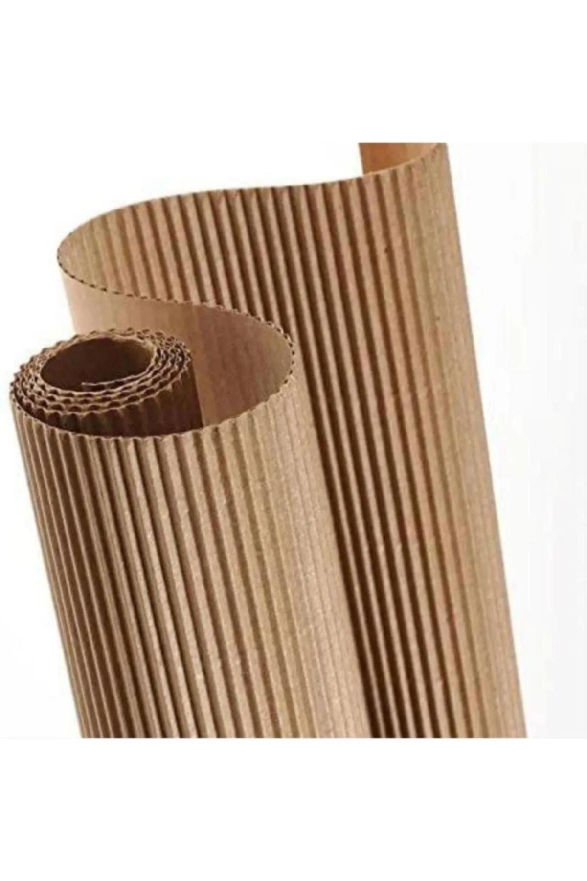 CREARTHOME Kraft Kağıt Ambalaj Kağıdı E-Ticaret Kargo Hediye Kağıdı Kraft Kutu Oluklu Karton Mukavva Ondüle 54x