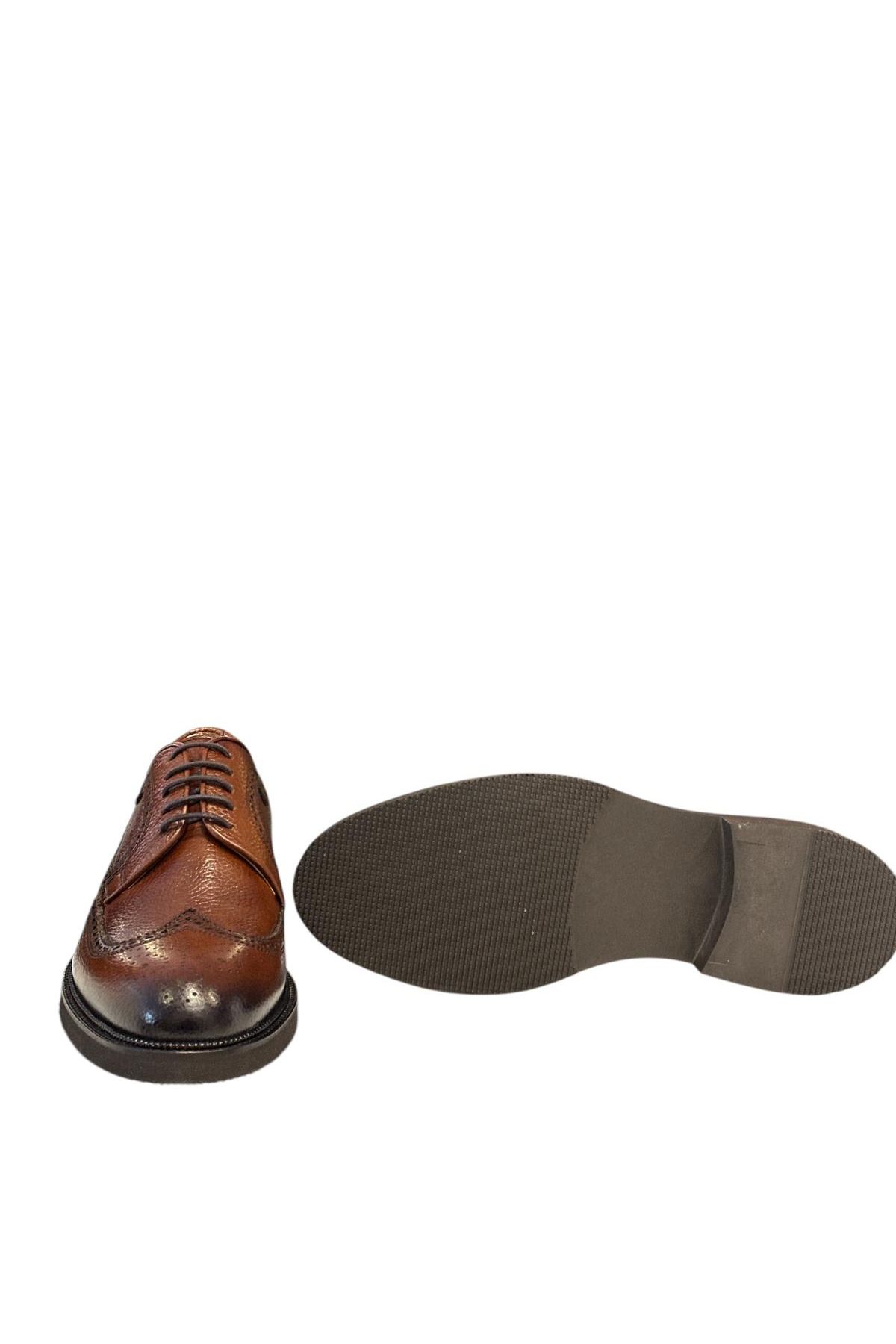 Gianni Maggi-2309 Model Men's Brown Calf Leather Classic Shoes 4