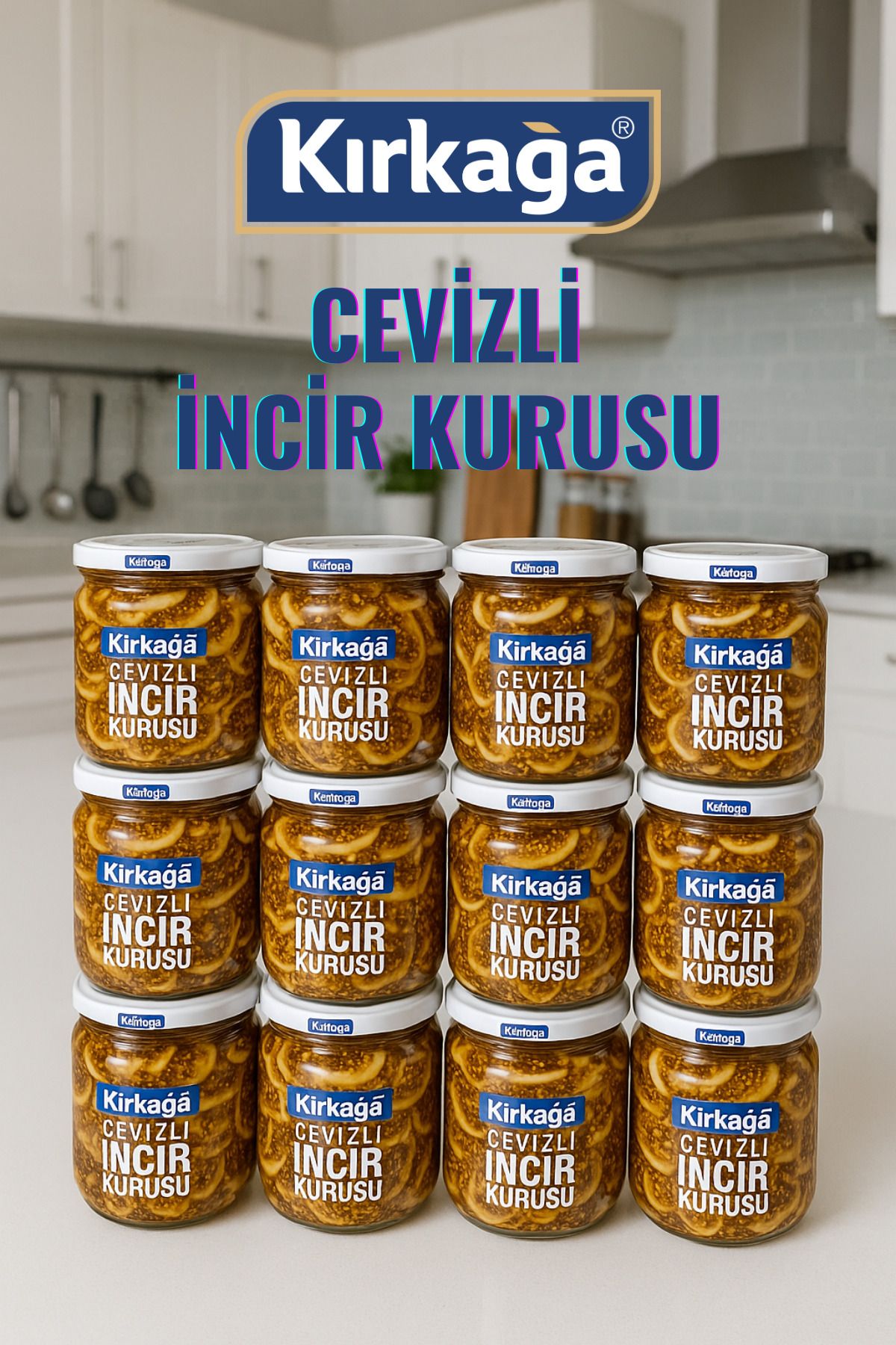 Kırkağa Cevizli Zeytinyağlı Incir Kurusu 450gr | Kuru Incir | Doğal & Katkısız