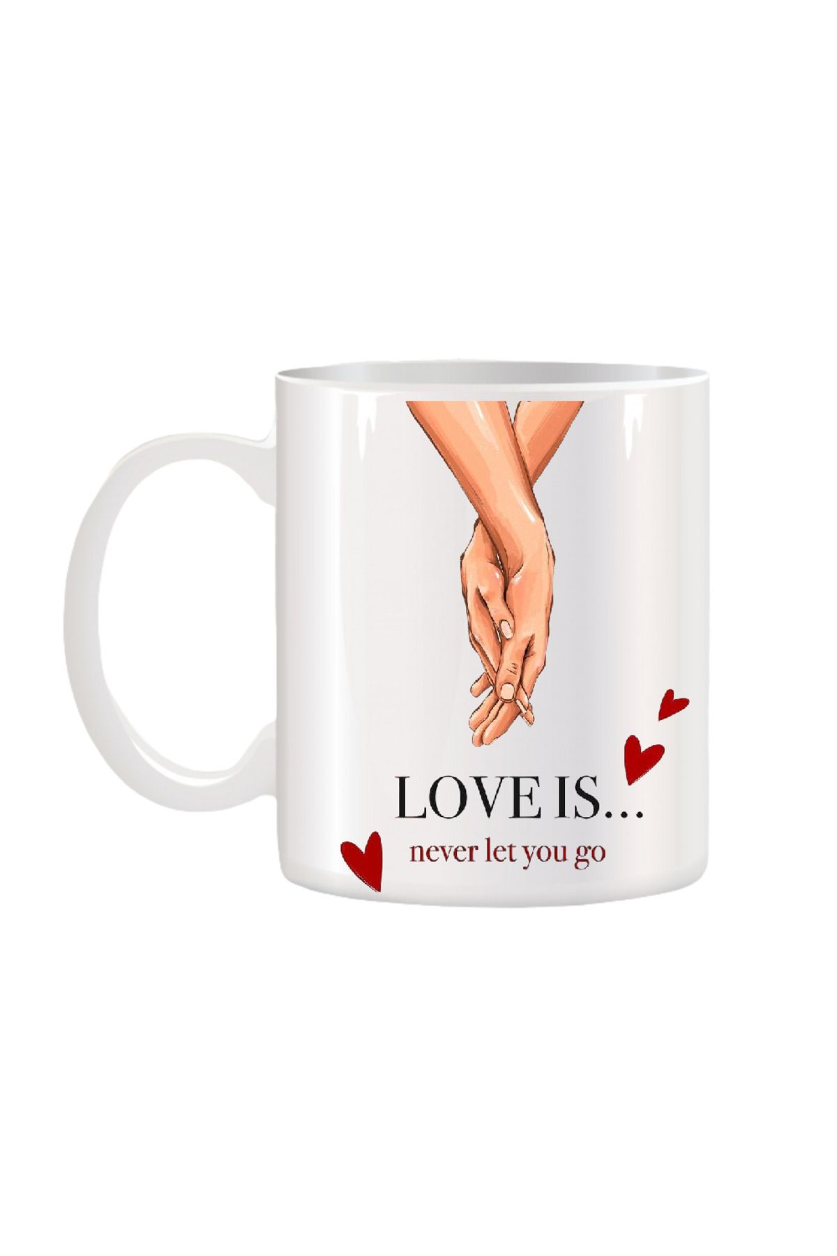 OEM Cana Albă Personalizată „love Is Never Lat You Go”, Inovatix . 330 Ml - One Size