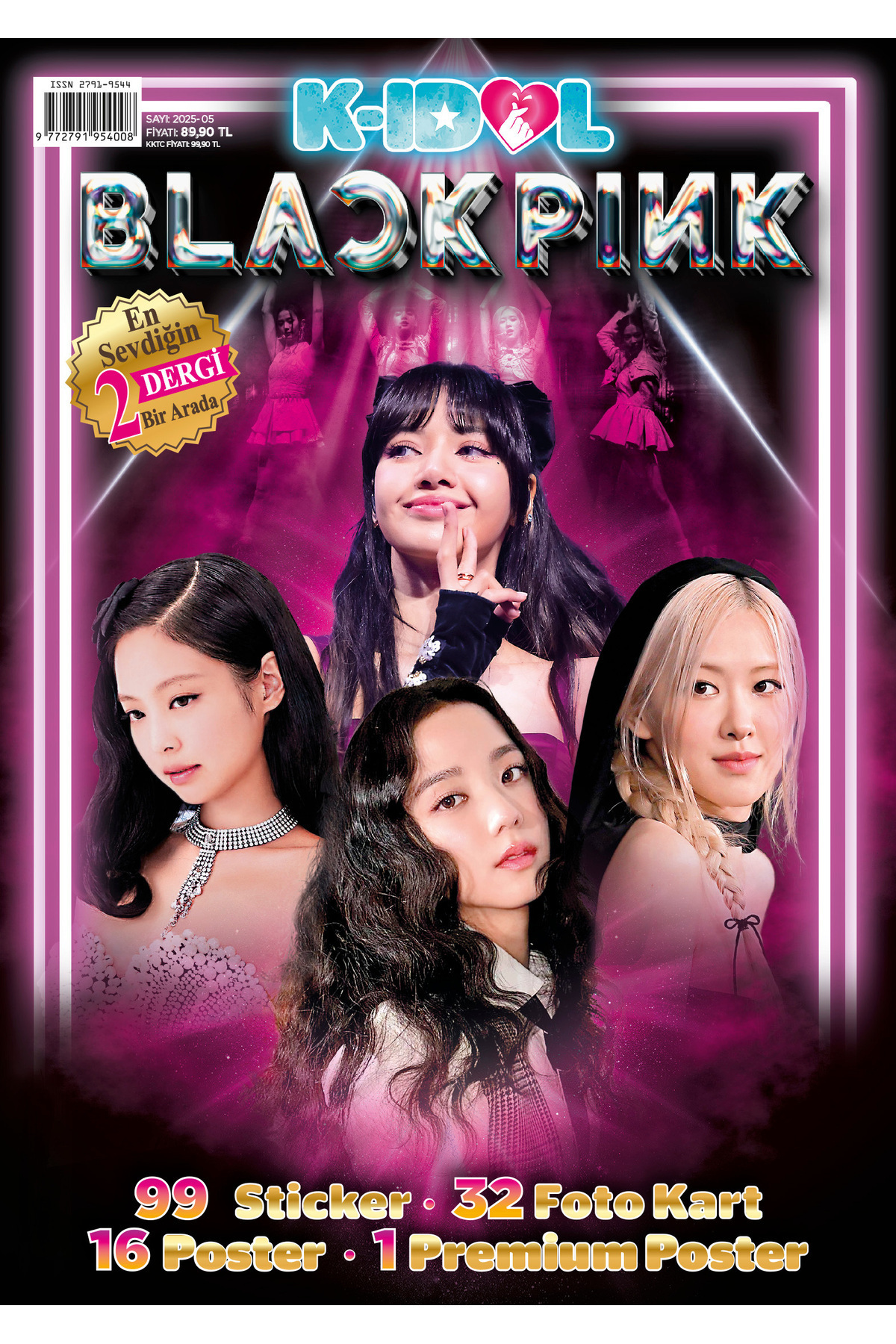 KİDOL KIDOL İKİ DERGİ BİR ARADA BLACKPINK - 2025 - Fiyatı, Yorumları