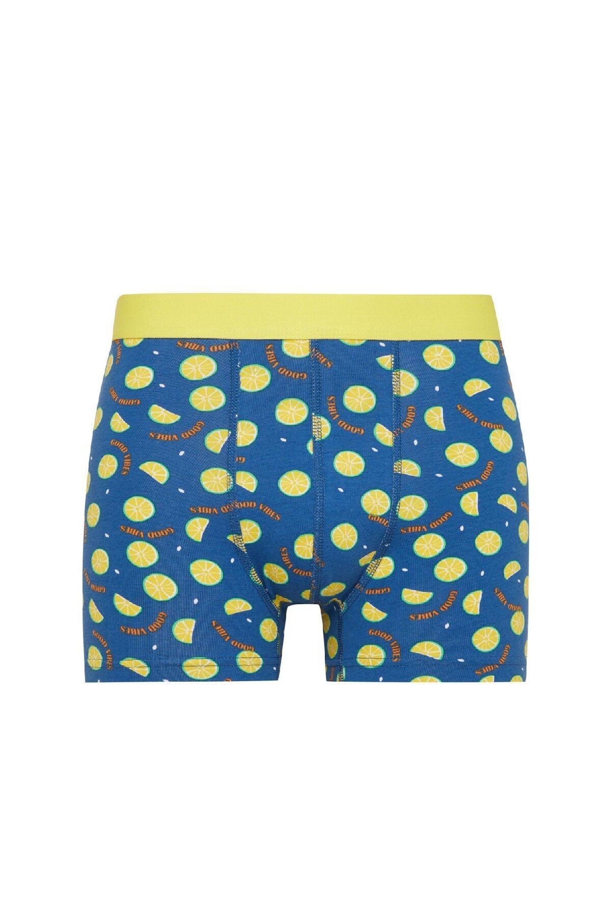 DeFacto-Regular Fit Patterned 3-Piece Boxers C3284Ax24Wn 5