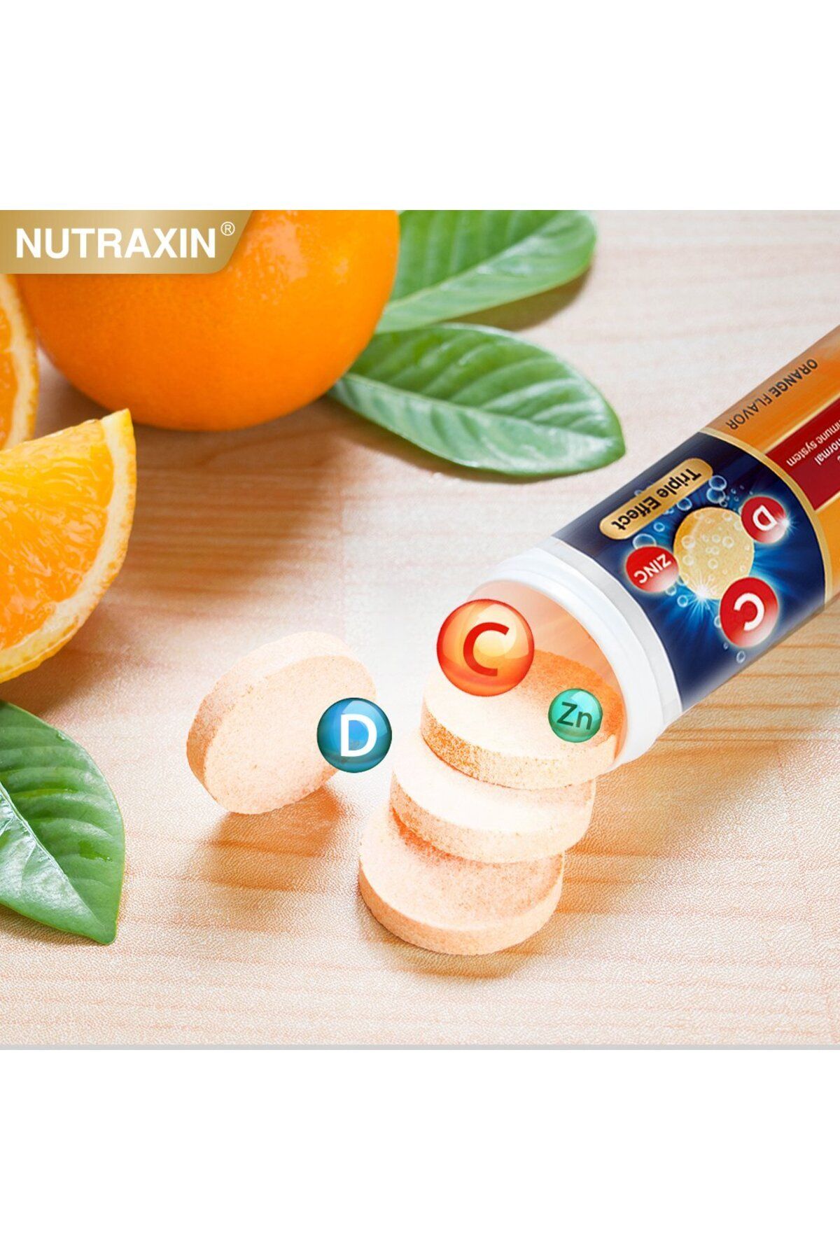 Nutraxin-Vitamin C and Zinc Effervescent Tablet - Set of 3 7