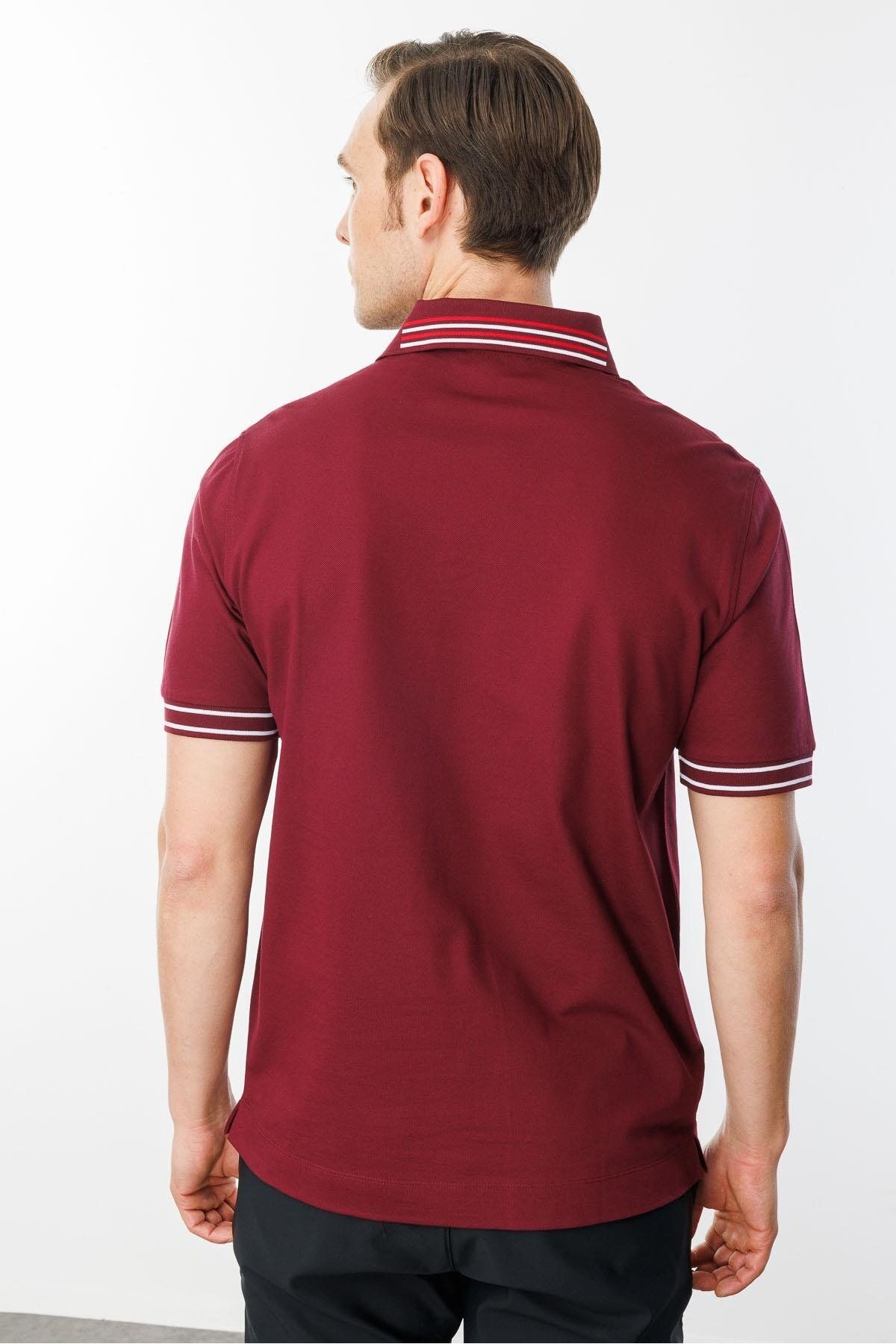 Desen Triko-Men's Polo Neck Payroll T-Shirt 5