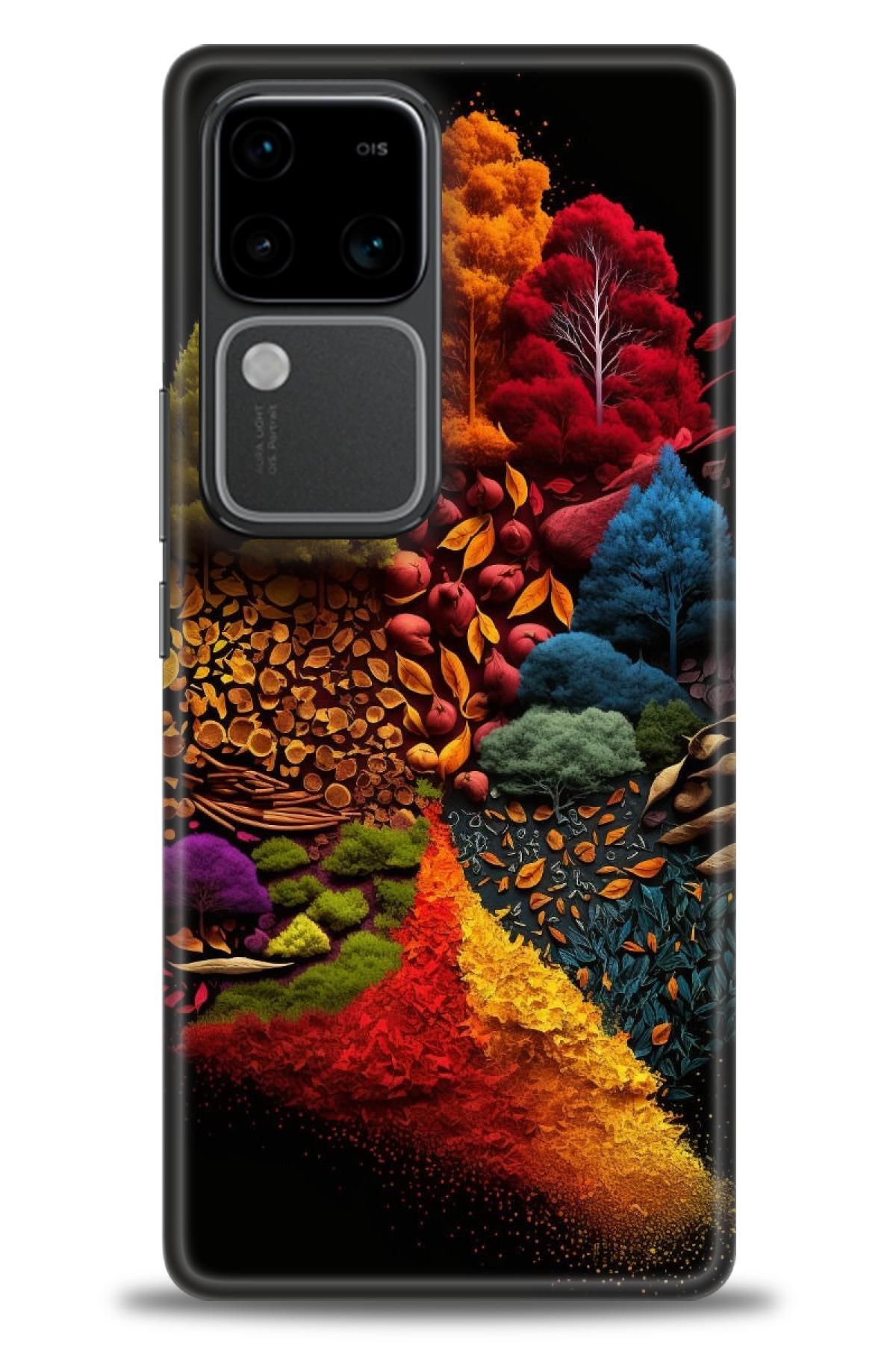 CooperTech Vivo V30 İle Uyumlu HD Baskılı Silikon Kılıf - ÖzelSeriVivo - 2908