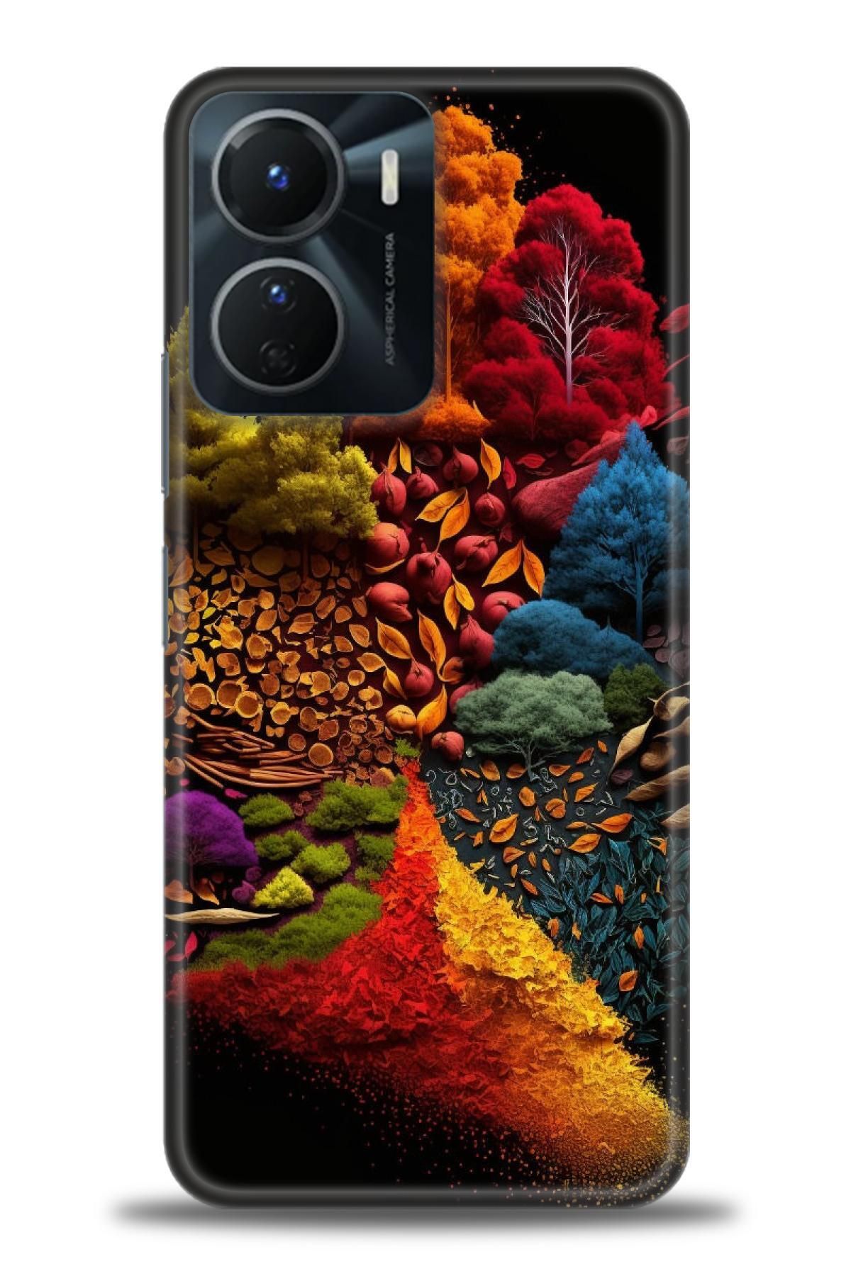 CooperTech Vivo Y16 İle Uyumlu HD Baskılı Silikon Kılıf / Y V ÖzelSeri Vivo - 2908