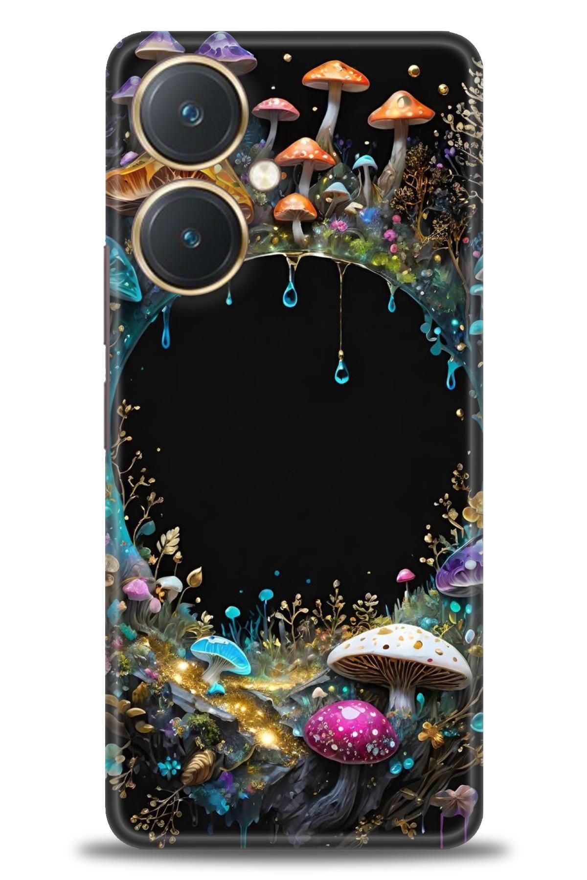 CooperTech Vivo Y27 İle Uyumlu HD Baskılı Silikon Kılıf / Y V ÖzelSeri Vivo - 2083