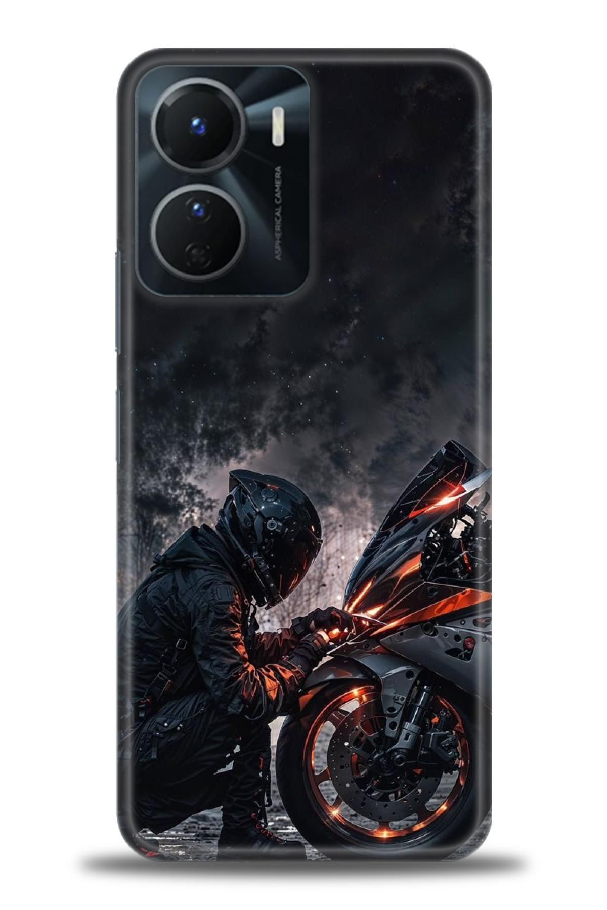 CooperTech Vivo Y16 İle Uyumlu HD Baskılı Silikon Kılıf - ÖzelSeriVivo - 2997