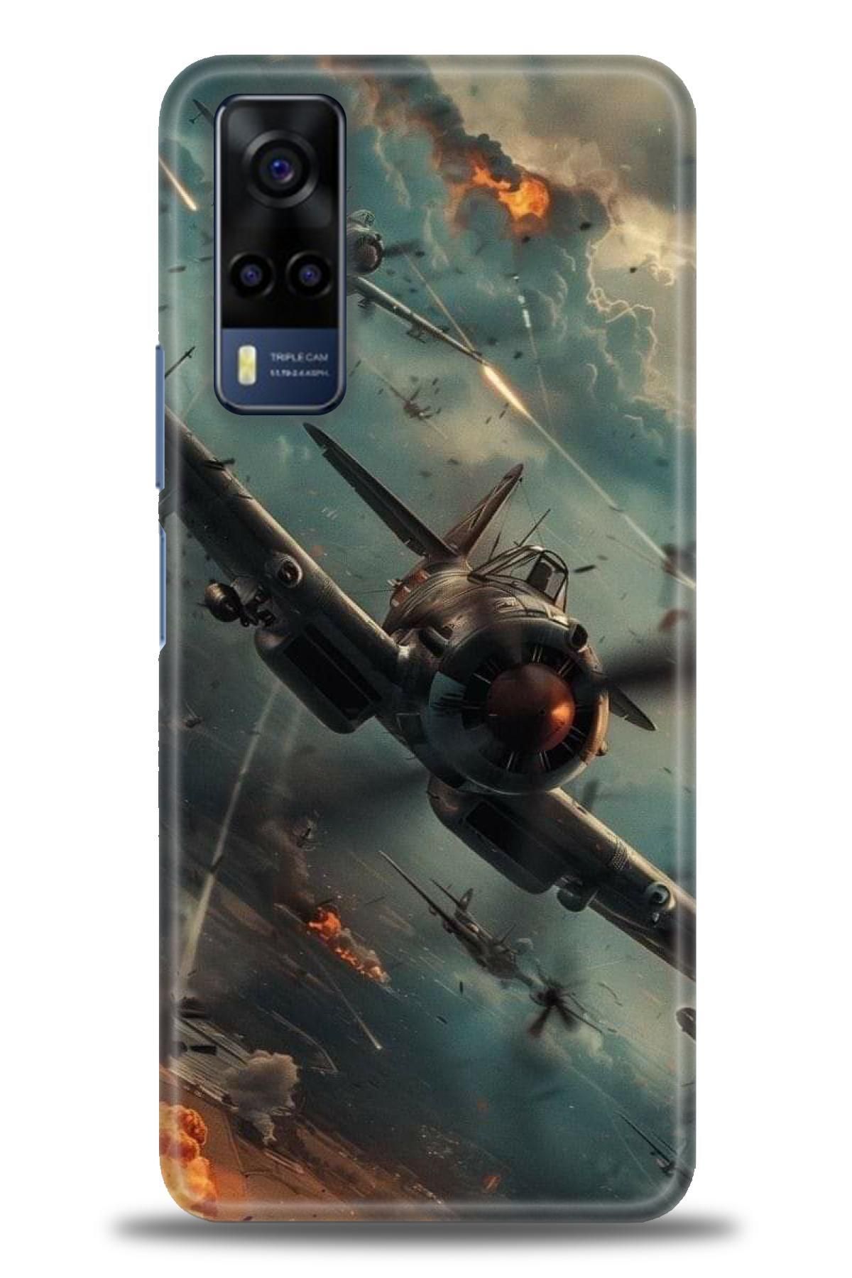 CooperTech Vivo Y53S / Y51 İle Uyumlu HD Baskılı Silikon Kılıf / Y V ÖzelSeri Vivo - 2984