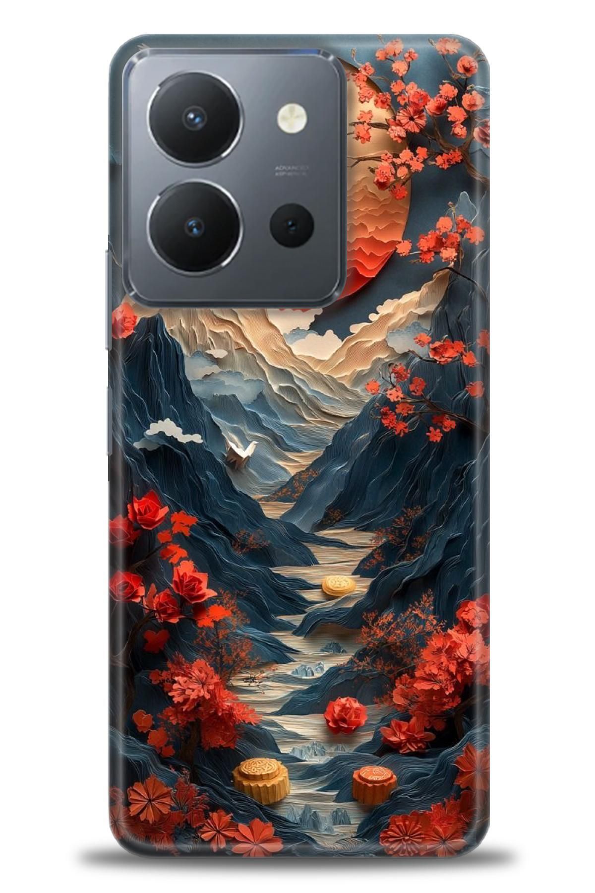 CooperTech Vivo Y36 4G İle Uyumlu HD Baskılı Silikon Kılıf / Y V ÖzelSeri Vivo - 2955