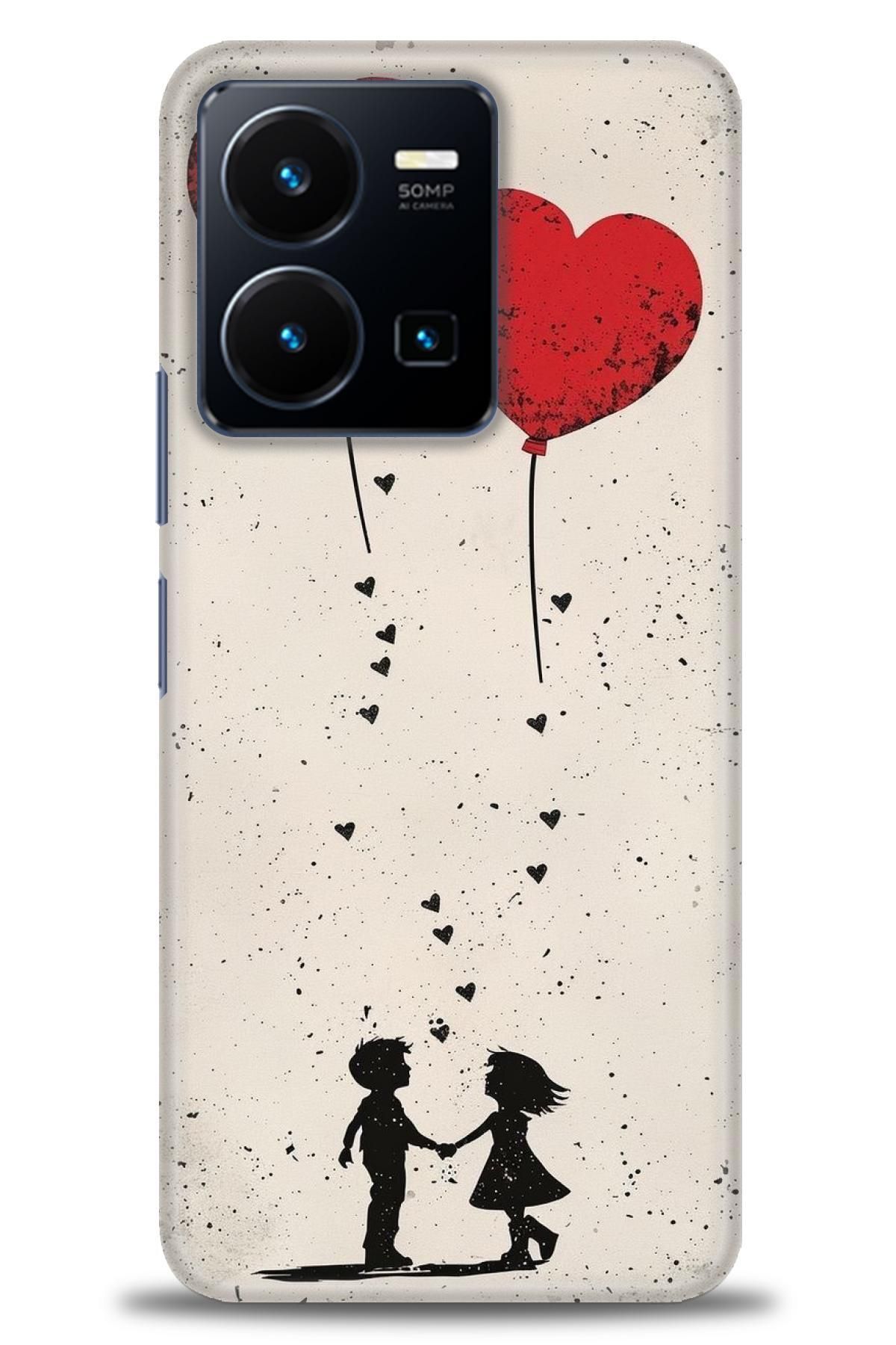 CooperTech Vivo Y22S İle Uyumlu HD Baskılı Silikon Kılıf / Y V ÖzelSeri Vivo - 2454