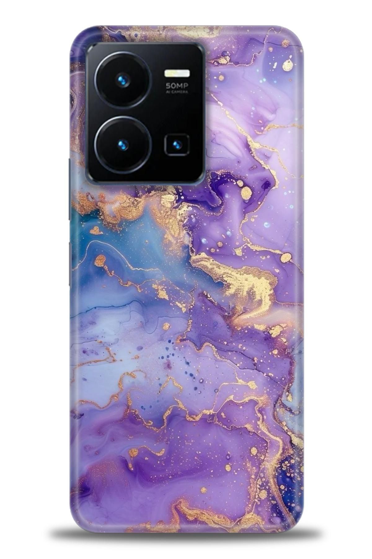 CooperTech Vivo Y35 İle Uyumlu HD Baskılı Silikon Kılıf - ÖzelSeriVivo - 2300