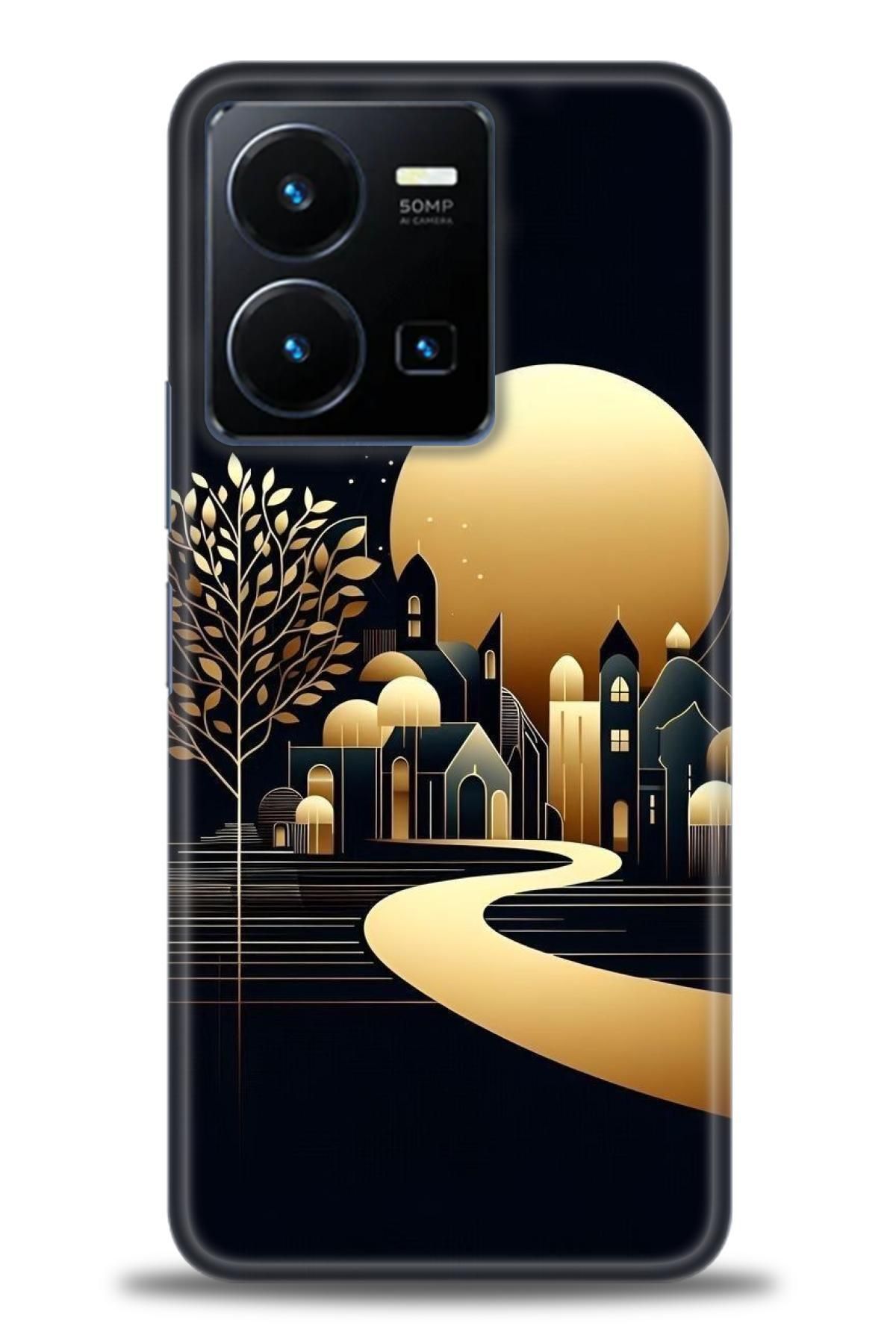CooperTech Vivo Y35 İle Uyumlu HD Baskılı Silikon Kılıf - ÖzelSeriVivo - 2996