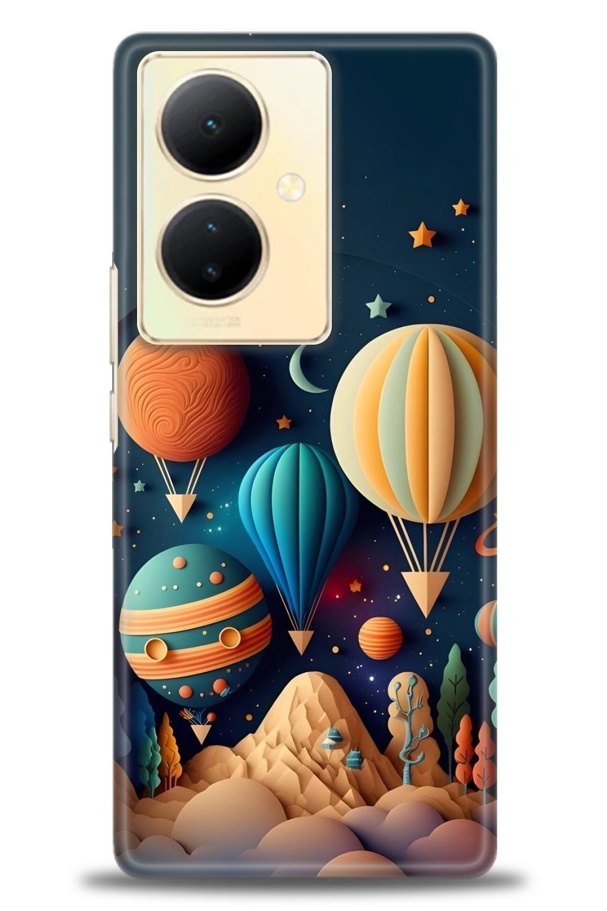 CooperTech Vivo V29 Lite 5G İle Uyumlu HD Baskılı Silikon Kılıf / Y V ÖzelSeri Vivo - 2382