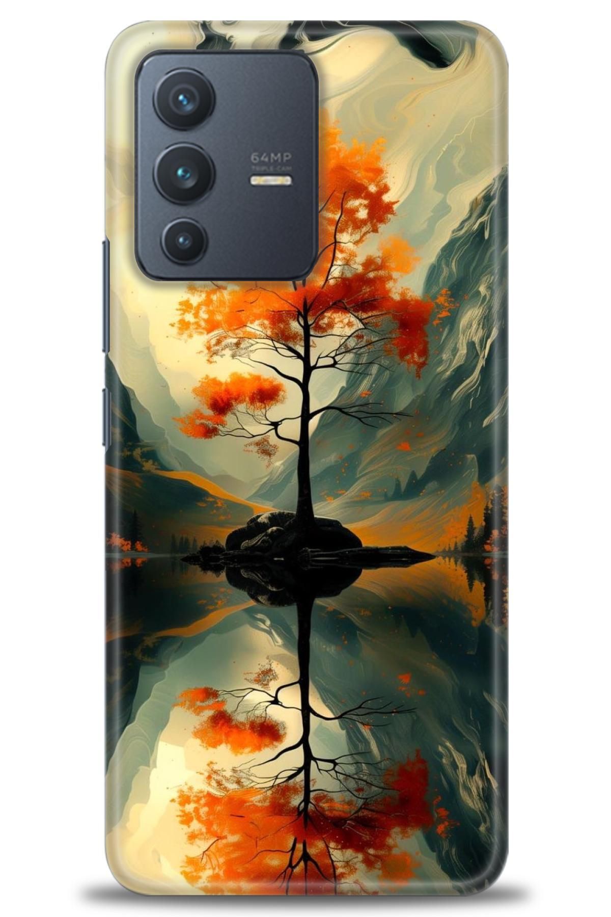CooperTech Vivo V23 5G İle Uyumlu HD Baskılı Silikon Kılıf - ÖzelSeriVivo - 2736