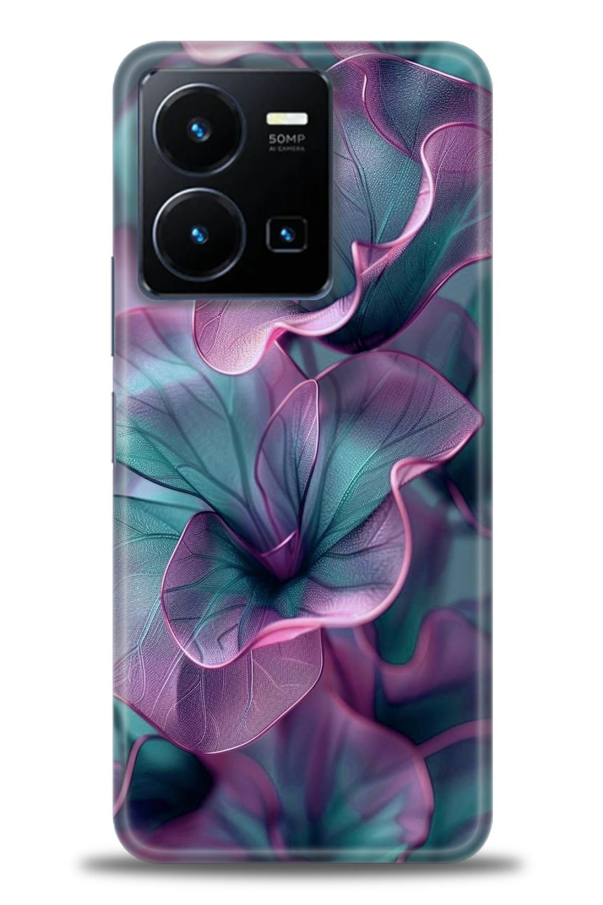 CooperTech Vivo Y35 İle Uyumlu HD Baskılı Silikon Kılıf - ÖzelSeriVivo - 2924