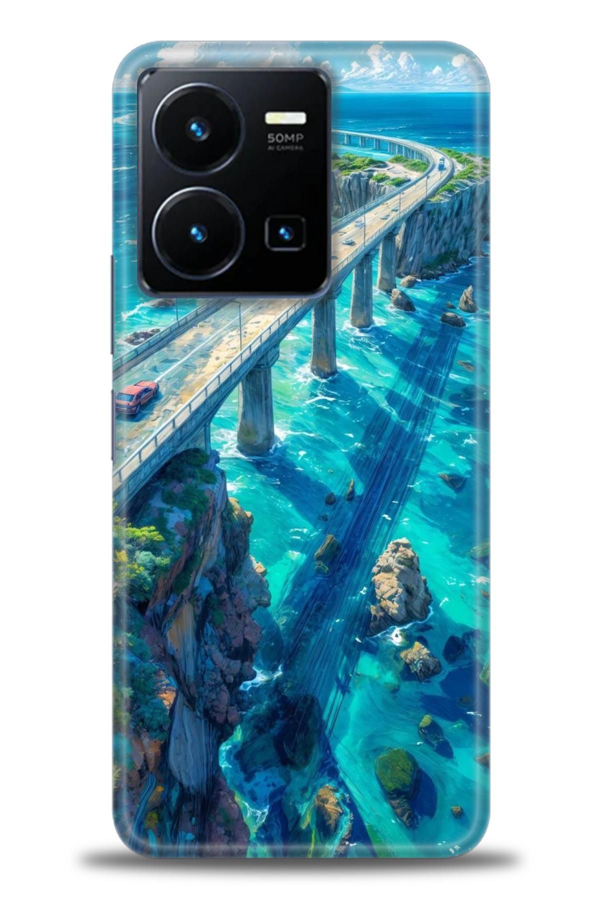 CooperTech Vivo Y35 İle Uyumlu HD Baskılı Silikon Kılıf / Y V ÖzelSeri Vivo - 2498