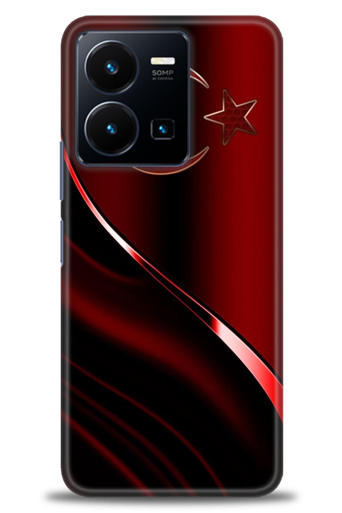 CooperTech Vivo Y22S İle Uyumlu HD Baskılı Silikon Kılıf / Y V ÖzelSeri Vivo - 2095