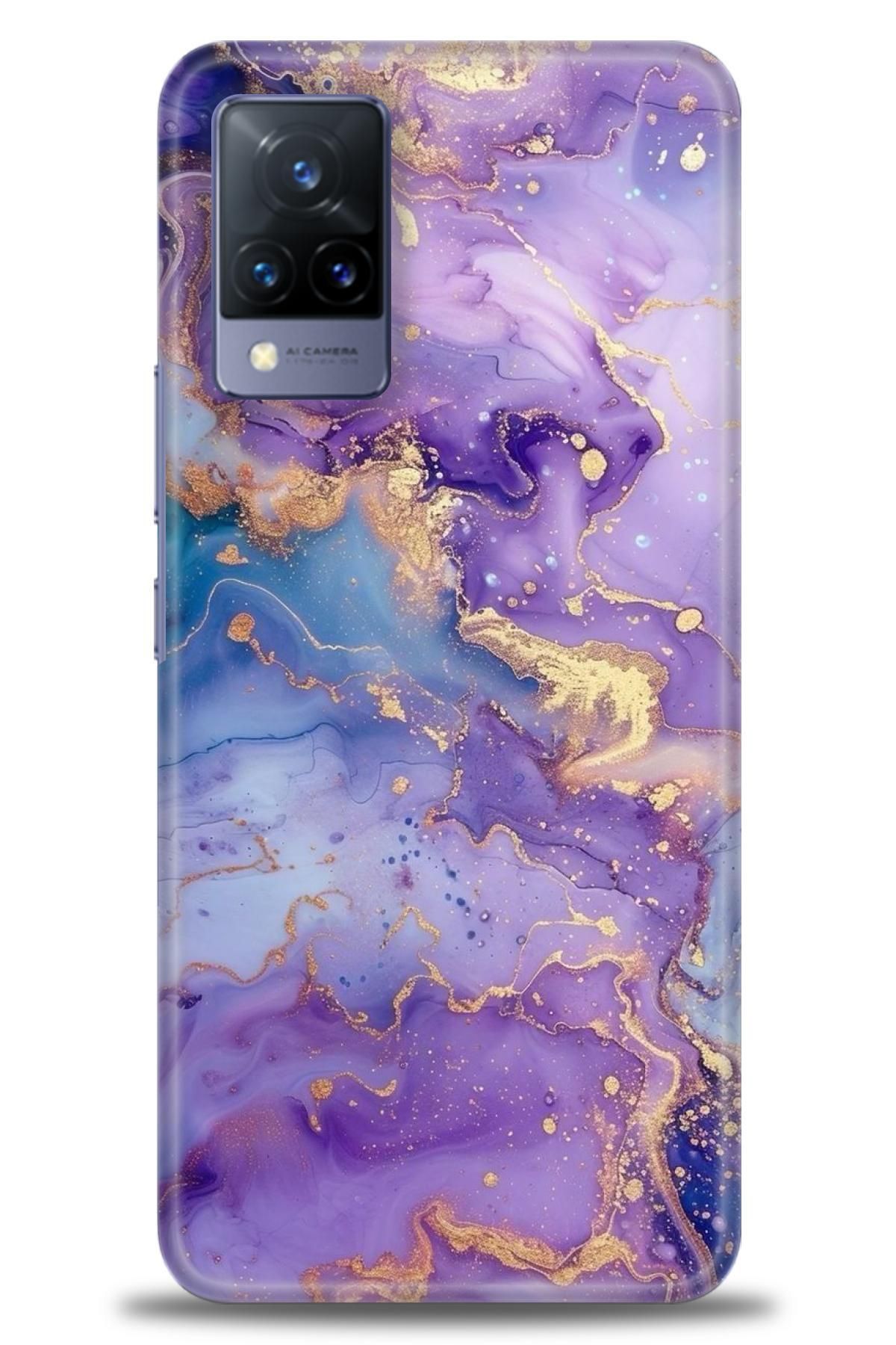 CooperTech Vivo V21 / V21E İle Uyumlu HD Baskılı Silikon Kılıf - ÖzelSeriVivo - 2300