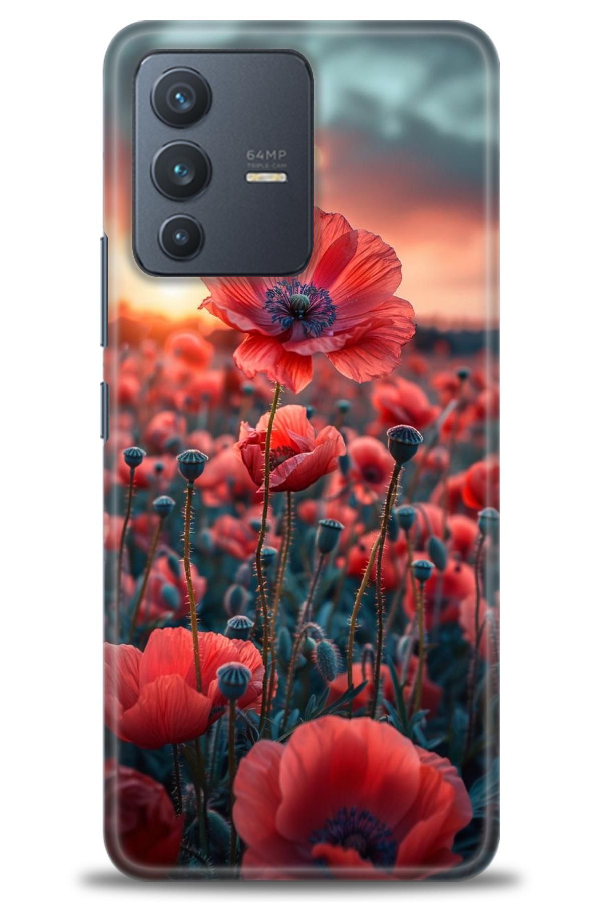 CooperTech Vivo V23 5G İle Uyumlu HD Baskılı Silikon Kılıf / Y V ÖzelSeri Vivo - 2399