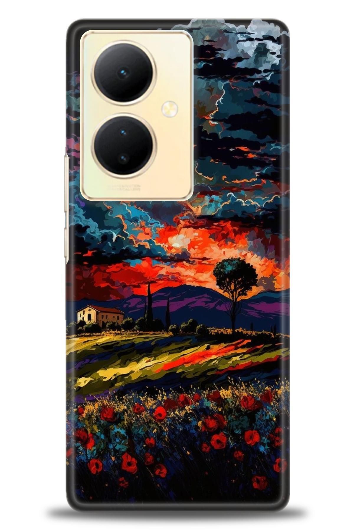 CooperTech Vivo V29 Lite 5G İle Uyumlu HD Baskılı Silikon Kılıf - ÖzelSeriVivo - 2053