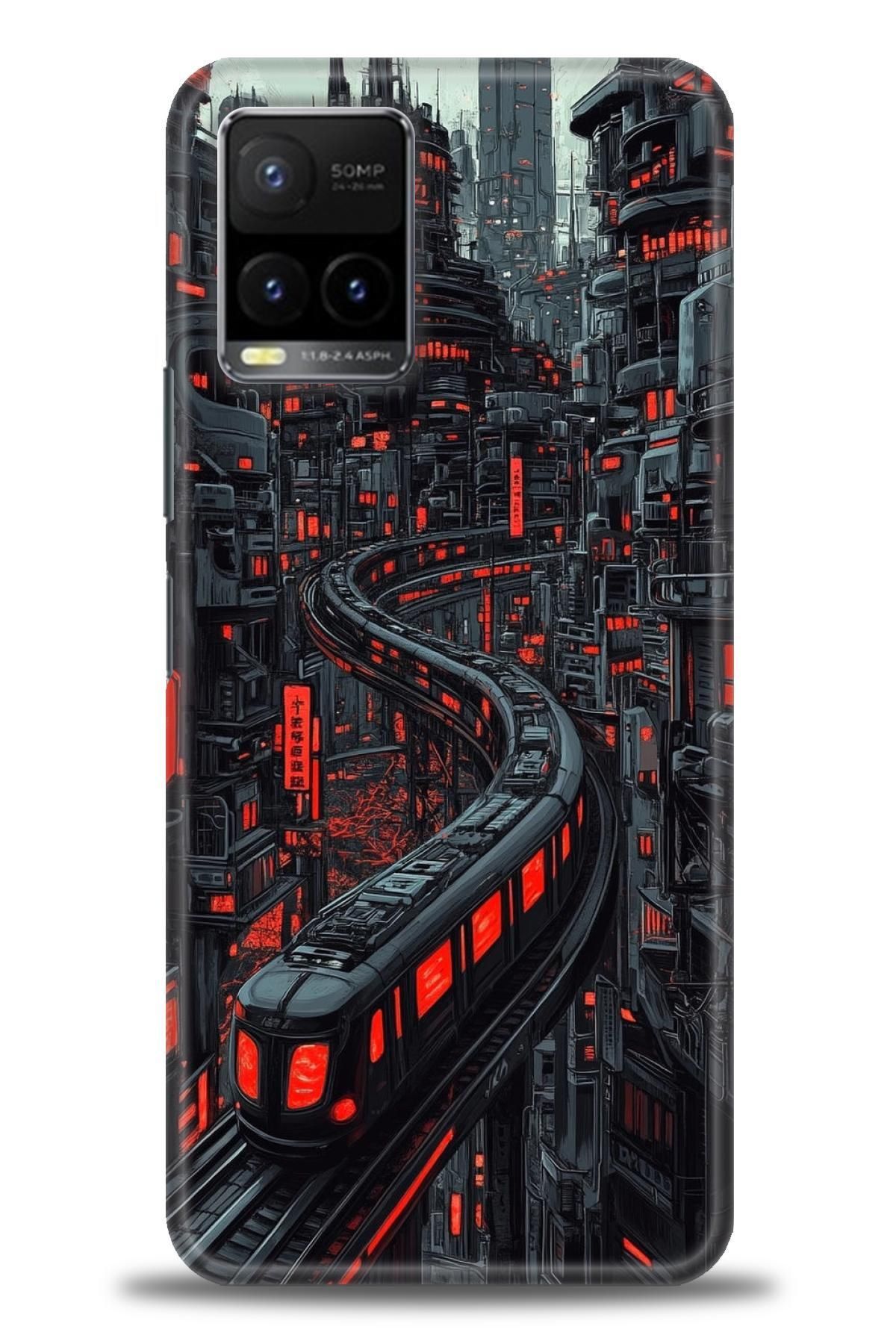 CooperTech Vivo Y21S / Y21 İle Uyumlu HD Baskılı Silikon Kılıf - ÖzelSeriVivo - 2152