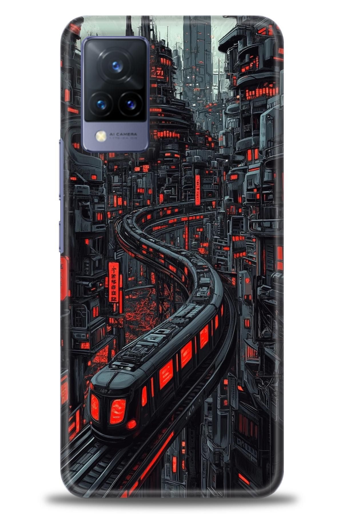 CooperTech Vivo V21 / V21E İle Uyumlu HD Baskılı Silikon Kılıf - ÖzelSeriVivo - 2152