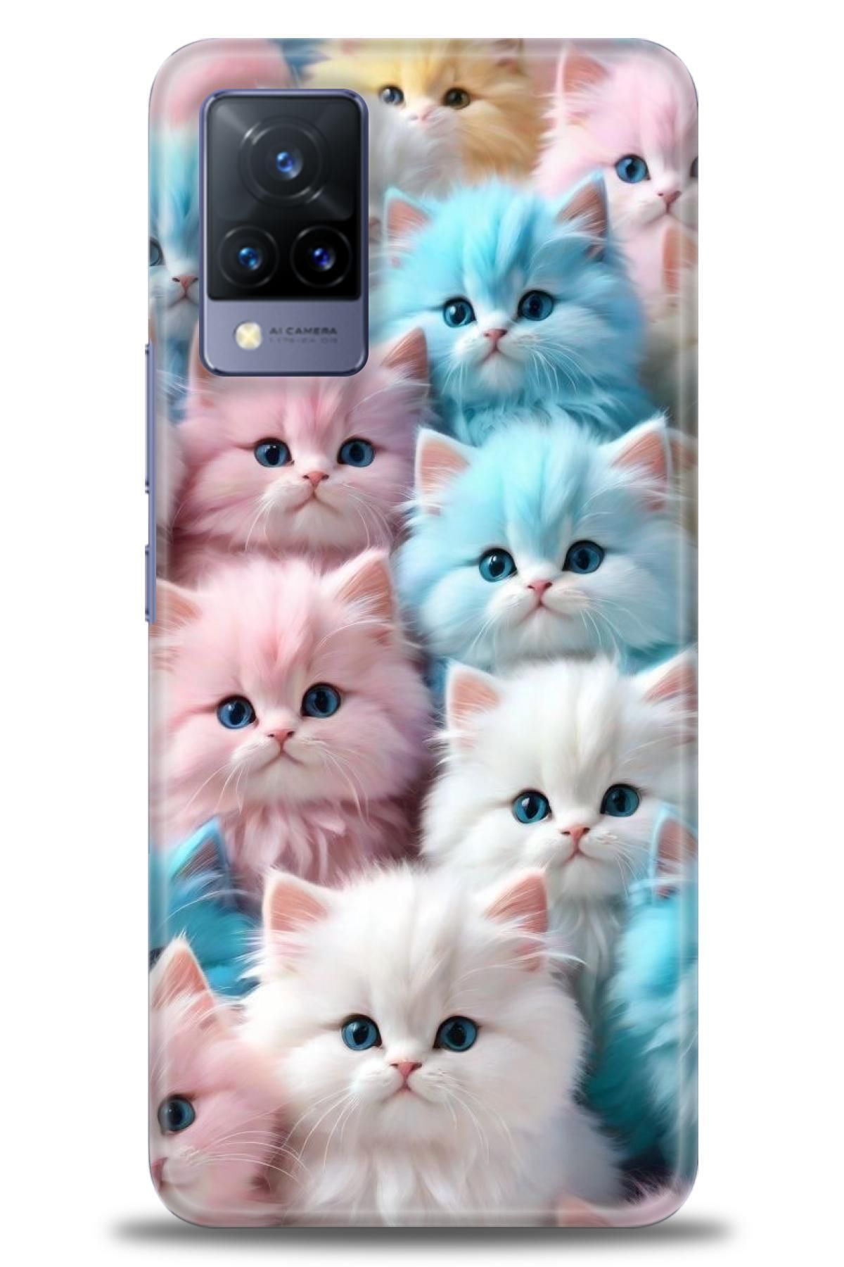 CooperTech Vivo V21 / V21E İle Uyumlu HD Baskılı Silikon Kılıf / Y V ÖzelSeri Vivo - 2760