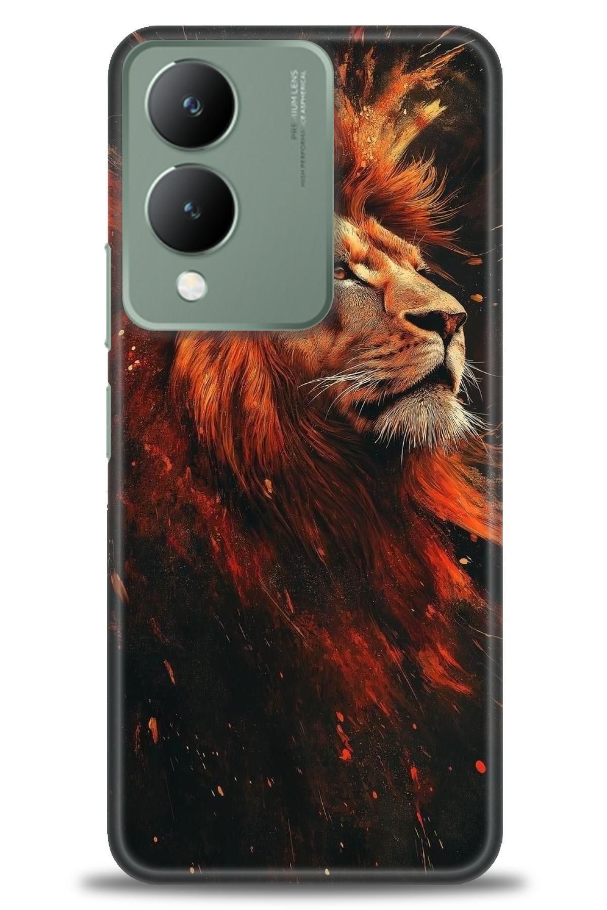 CooperTech Vivo Y17S İle Uyumlu HD Baskılı Silikon Kılıf / Y V ÖzelSeri Vivo - 2590
