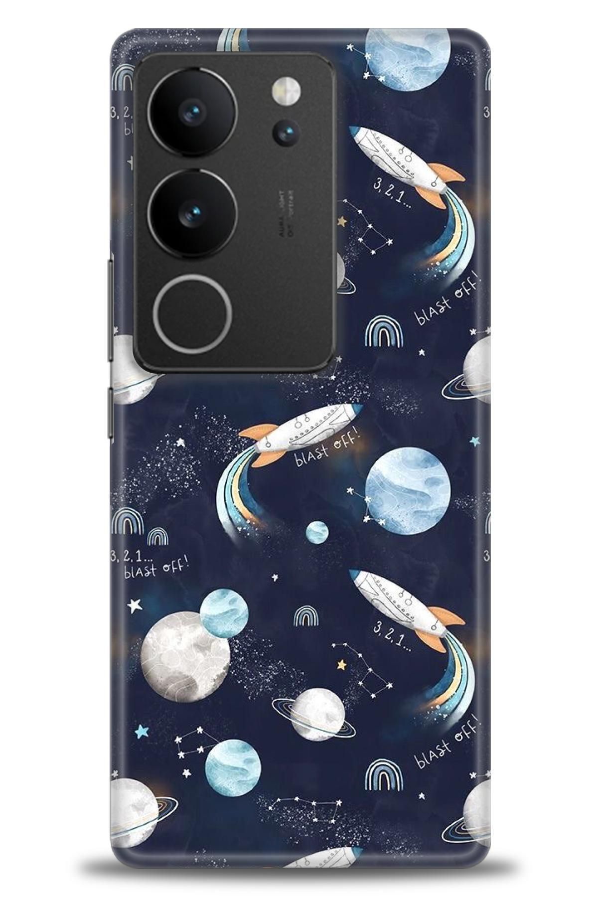 CooperTech Vivo V29 5G İle Uyumlu HD Baskılı Silikon Kılıf / Y V ÖzelSeri Vivo - 2259