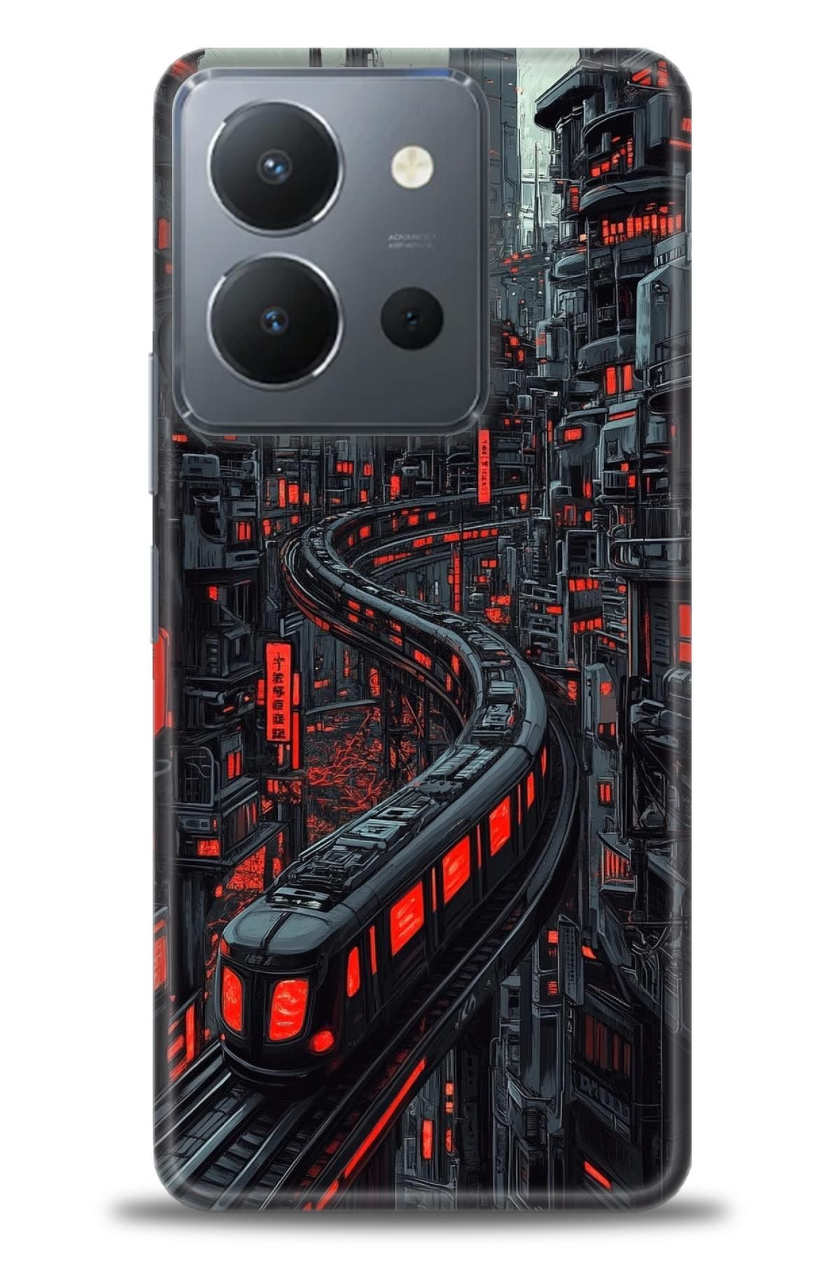 CooperTech Vivo Y36 4G İle Uyumlu HD Baskılı Silikon Kılıf - ÖzelSeriVivo - 2152