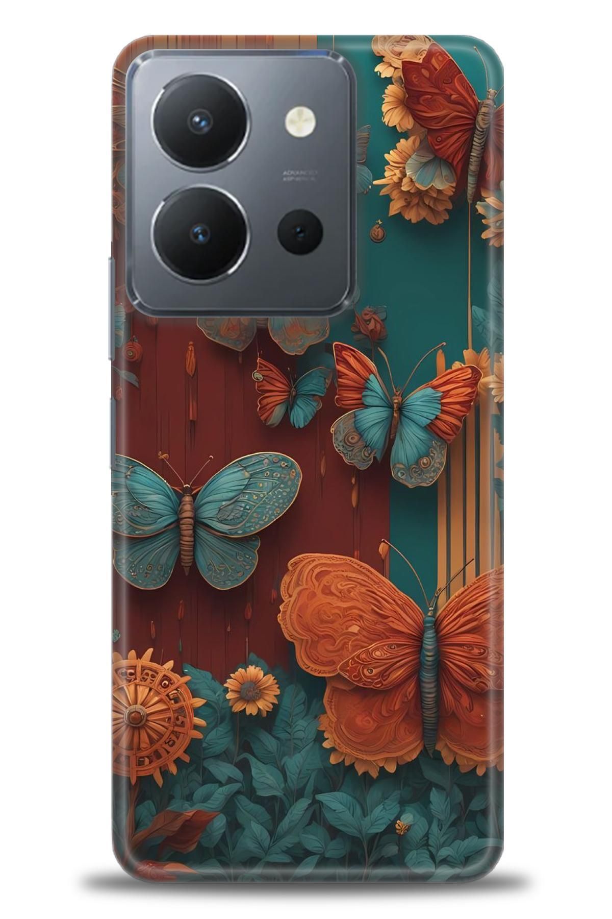 CooperTech Vivo Y36 4G İle Uyumlu HD Baskılı Silikon Kılıf / Y V ÖzelSeri Vivo - 2434