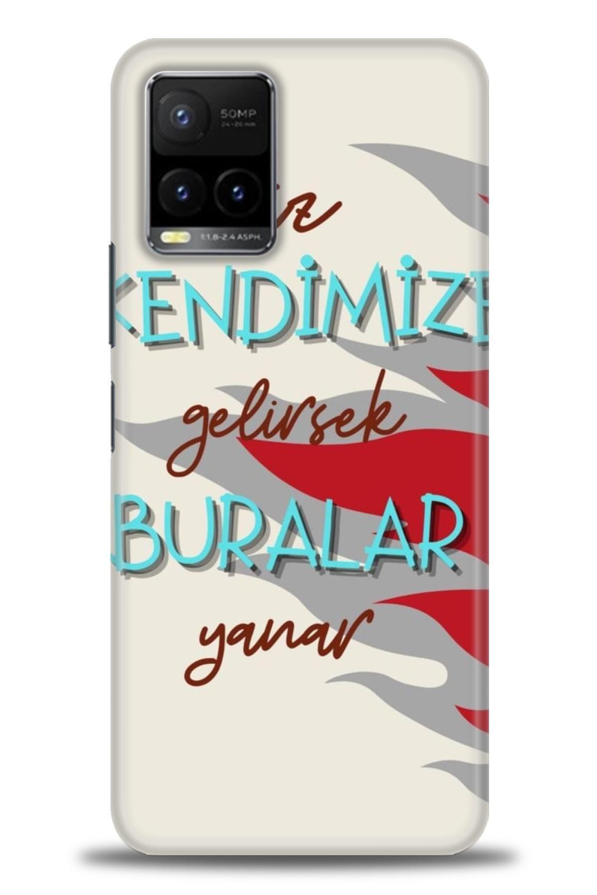 CooperTech Vivo Y33S / Y32 İle Uyumlu HD Baskılı Silikon Kılıf / Y V ÖzelSeri Vivo - 2537