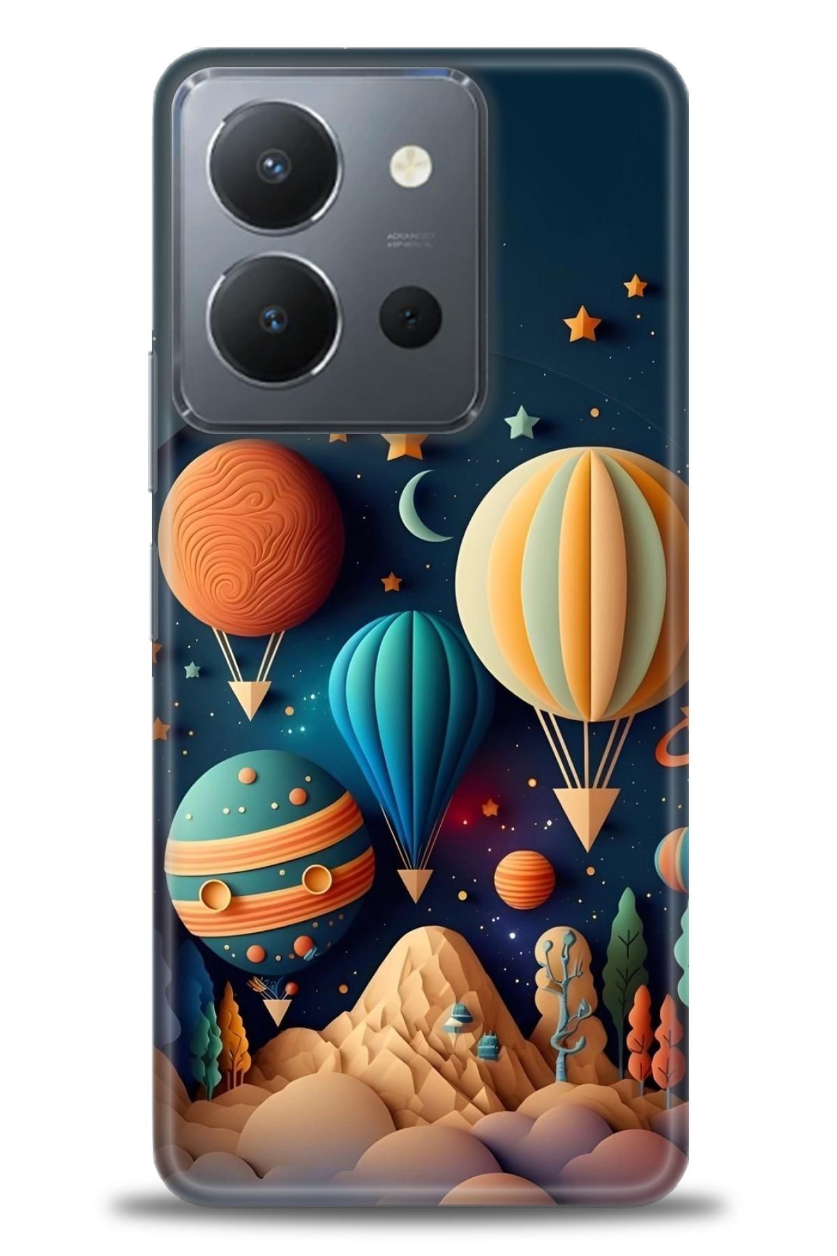 CooperTech Vivo Y36 4G İle Uyumlu HD Baskılı Silikon Kılıf / Y V ÖzelSeri Vivo - 2382