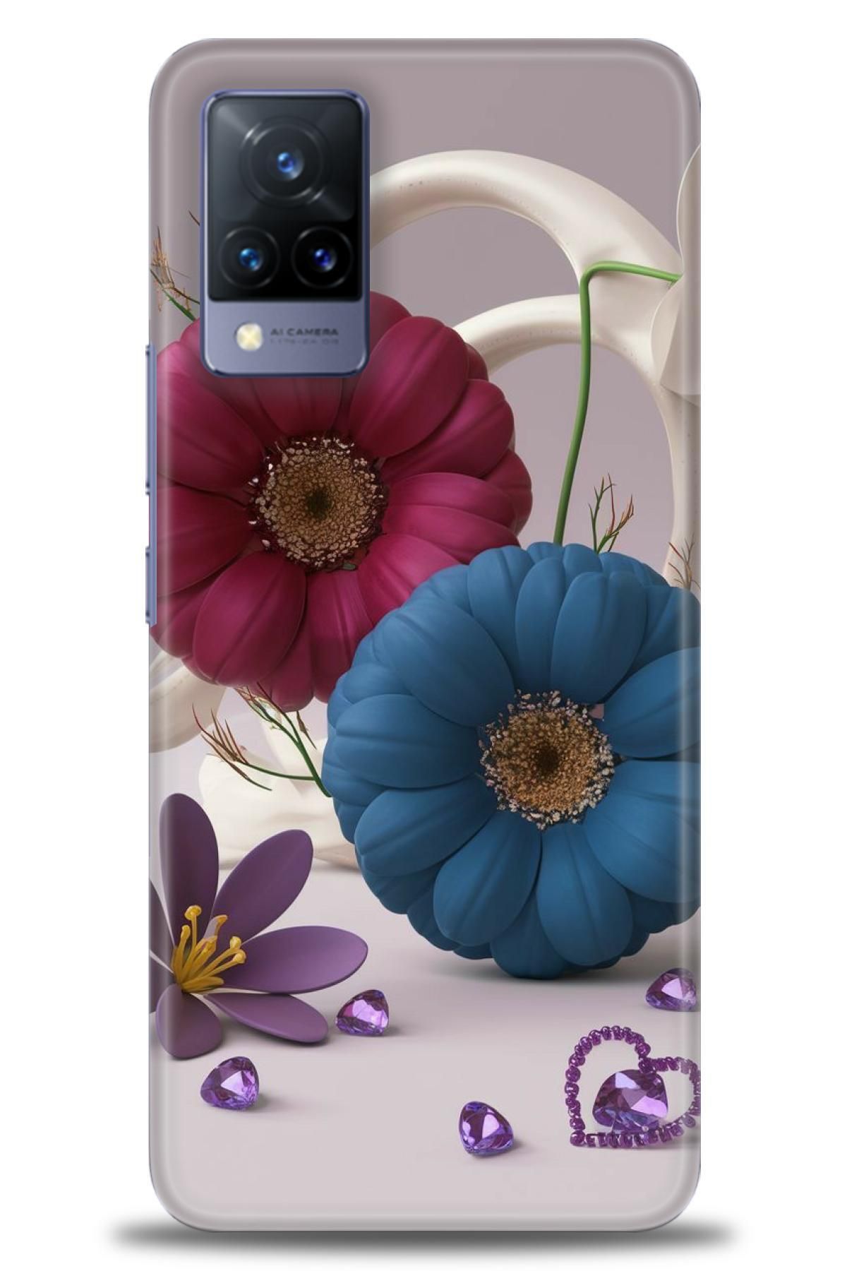 CooperTech Vivo V21 / V21E İle Uyumlu HD Baskılı Silikon Kılıf / Y V ÖzelSeri Vivo - 2695