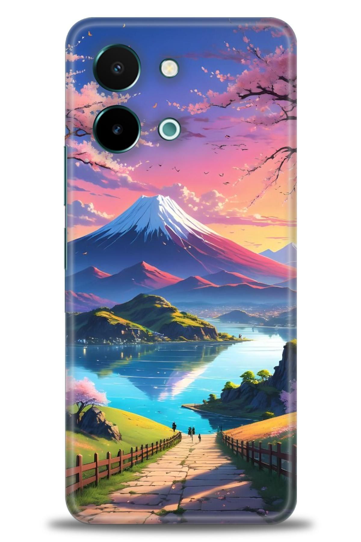 CooperTech Vivo Y28 İle Uyumlu HD Baskılı Silikon Kılıf - ÖzelSeriVivo - 2093