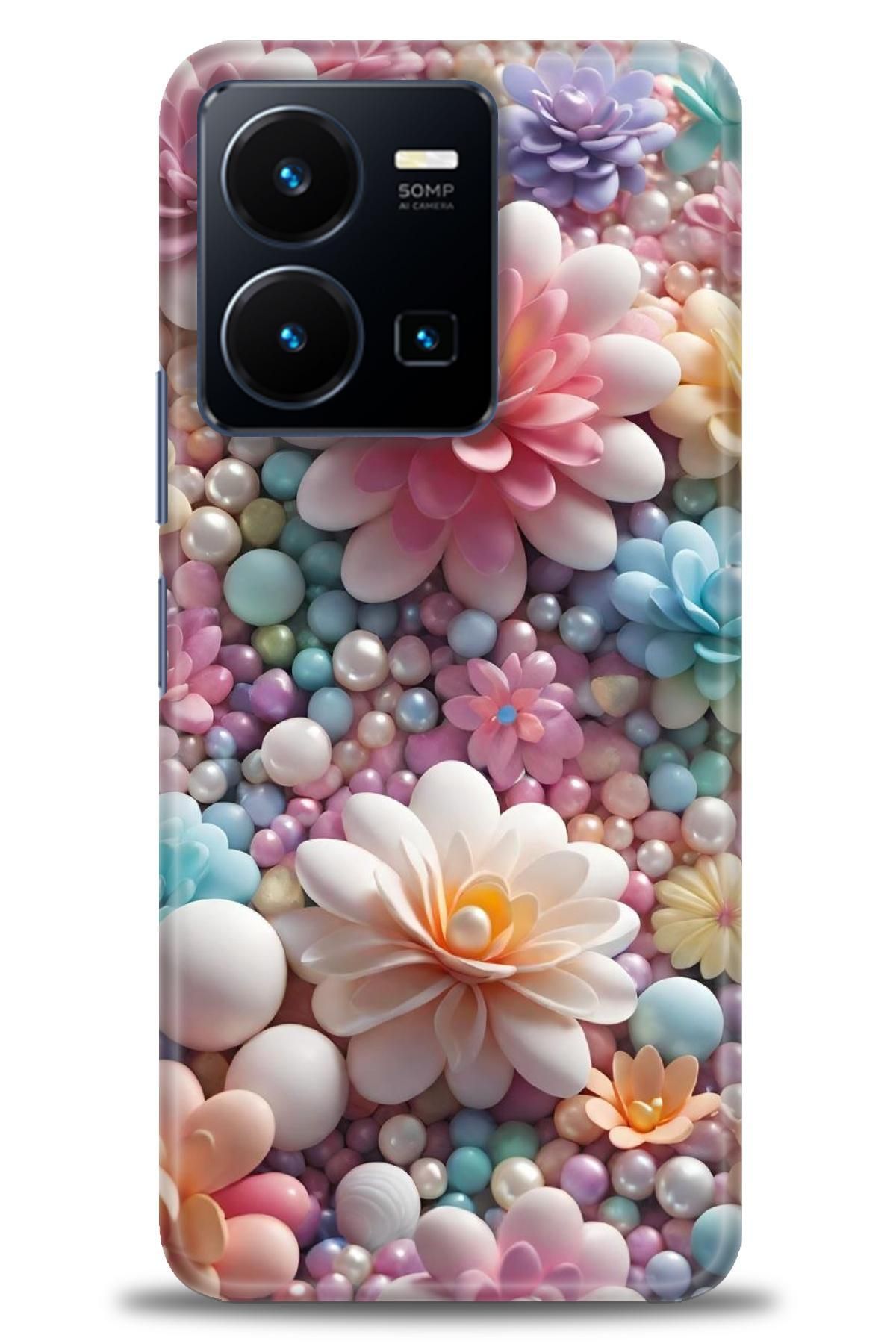 CooperTech Vivo Y22S İle Uyumlu HD Baskılı Silikon Kılıf / Y V ÖzelSeri Vivo - 2409