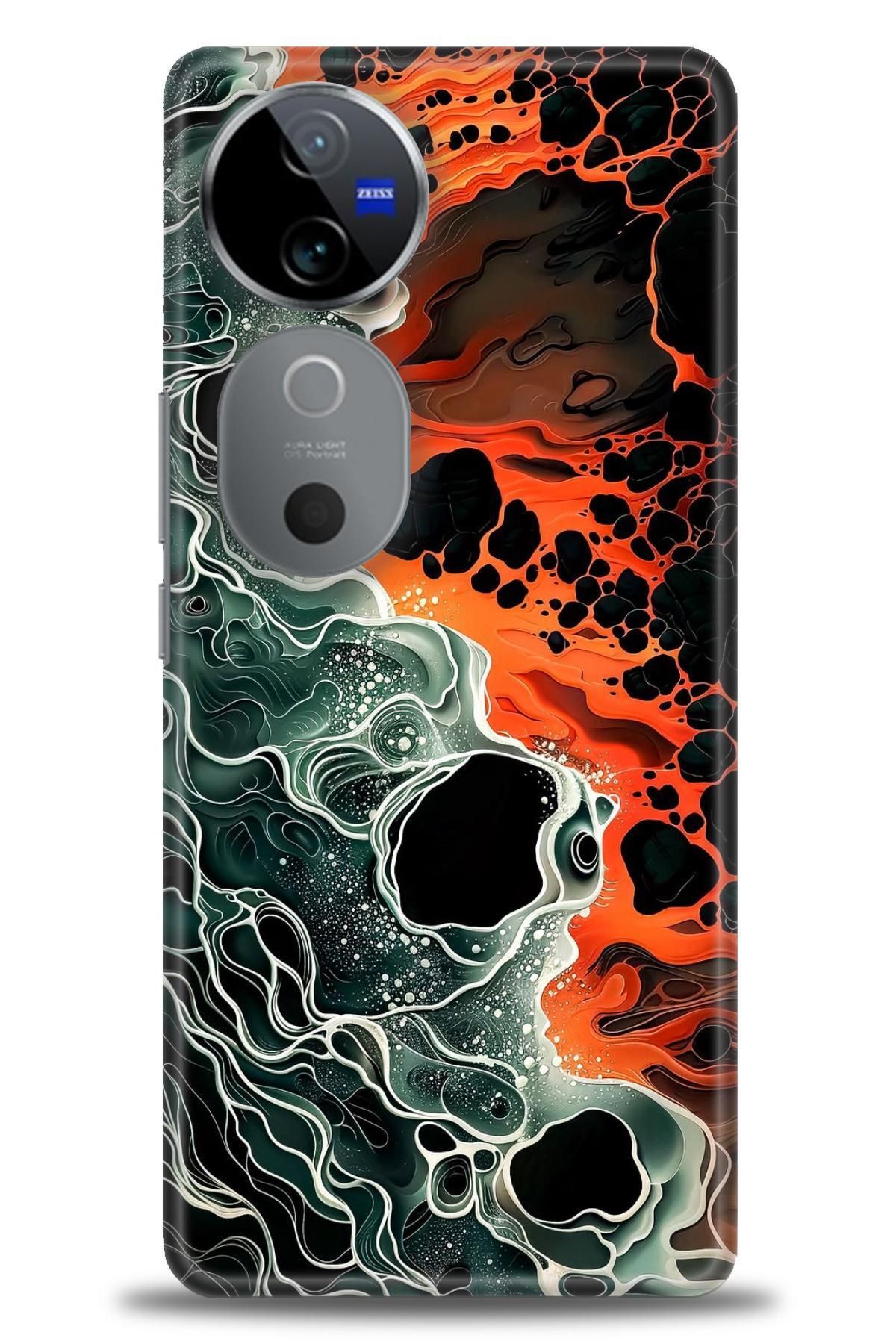CooperTech Vivo V40 5G İle Uyumlu HD Baskılı Silikon Kılıf / Y V ÖzelSeri Vivo - 2157