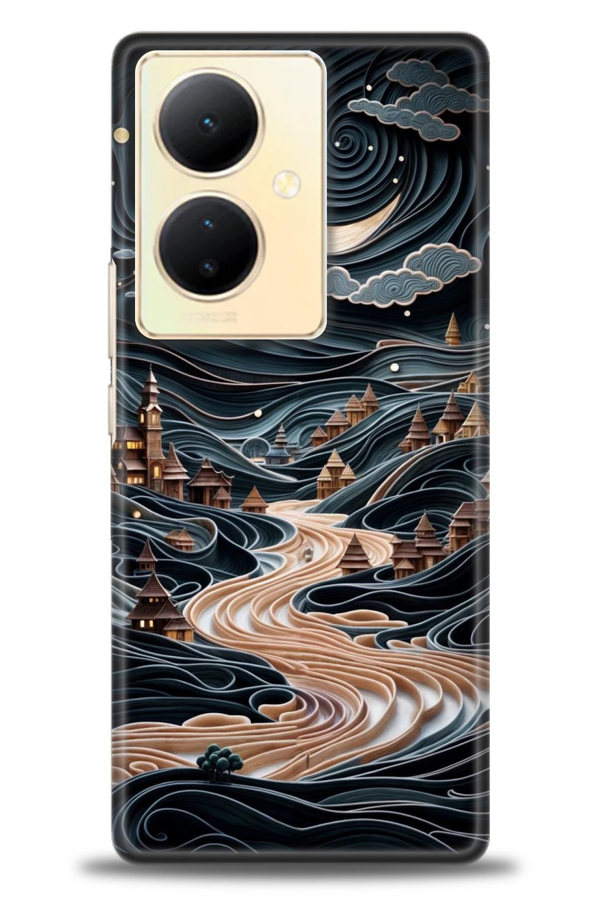 CooperTech Vivo V29 Lite 5G İle Uyumlu HD Baskılı Silikon Kılıf - ÖzelSeriVivo - 2957