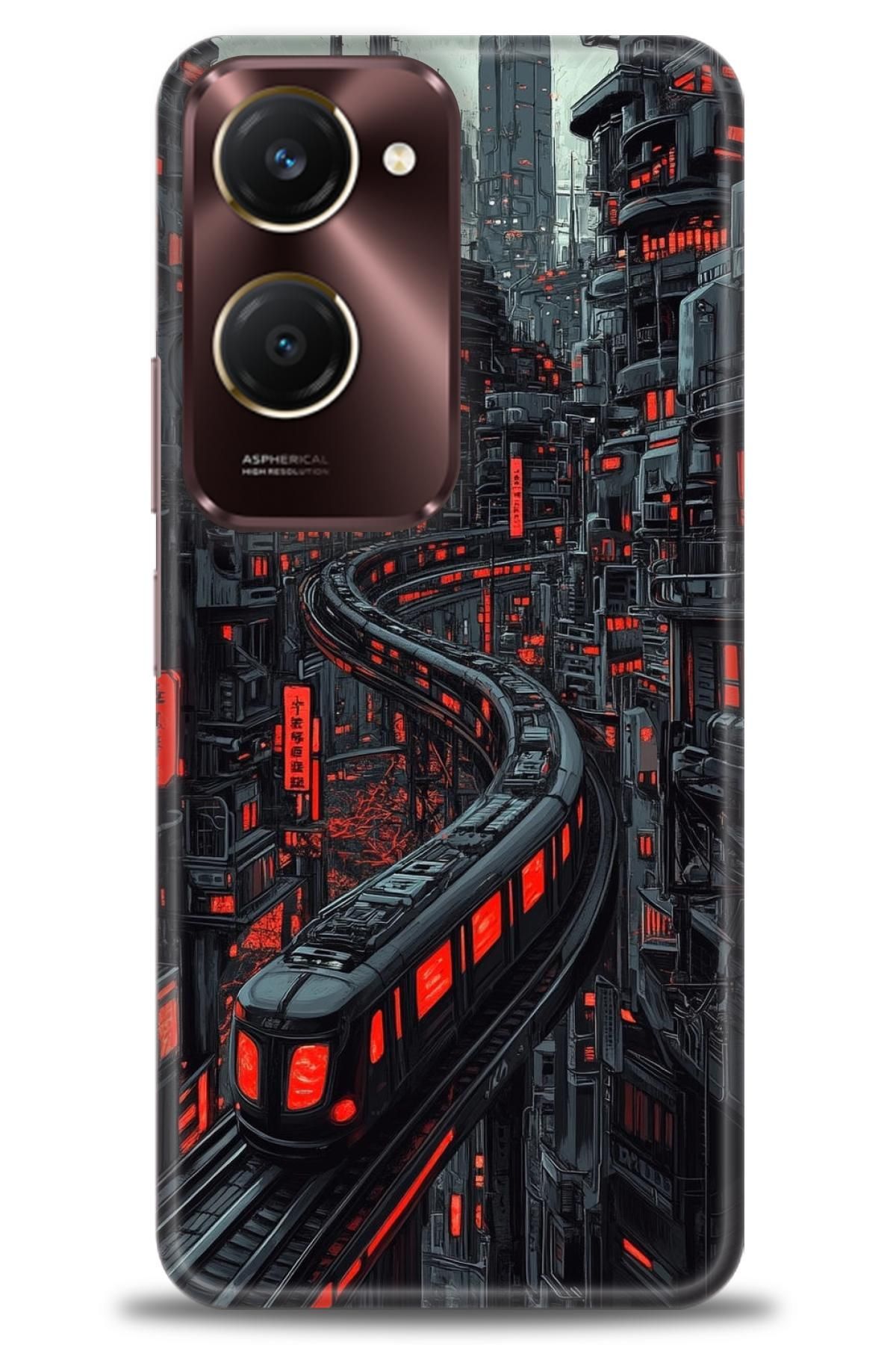 CooperTech Vivo Y18 İle Uyumlu HD Baskılı Silikon Kılıf - ÖzelSeriVivo - 2152