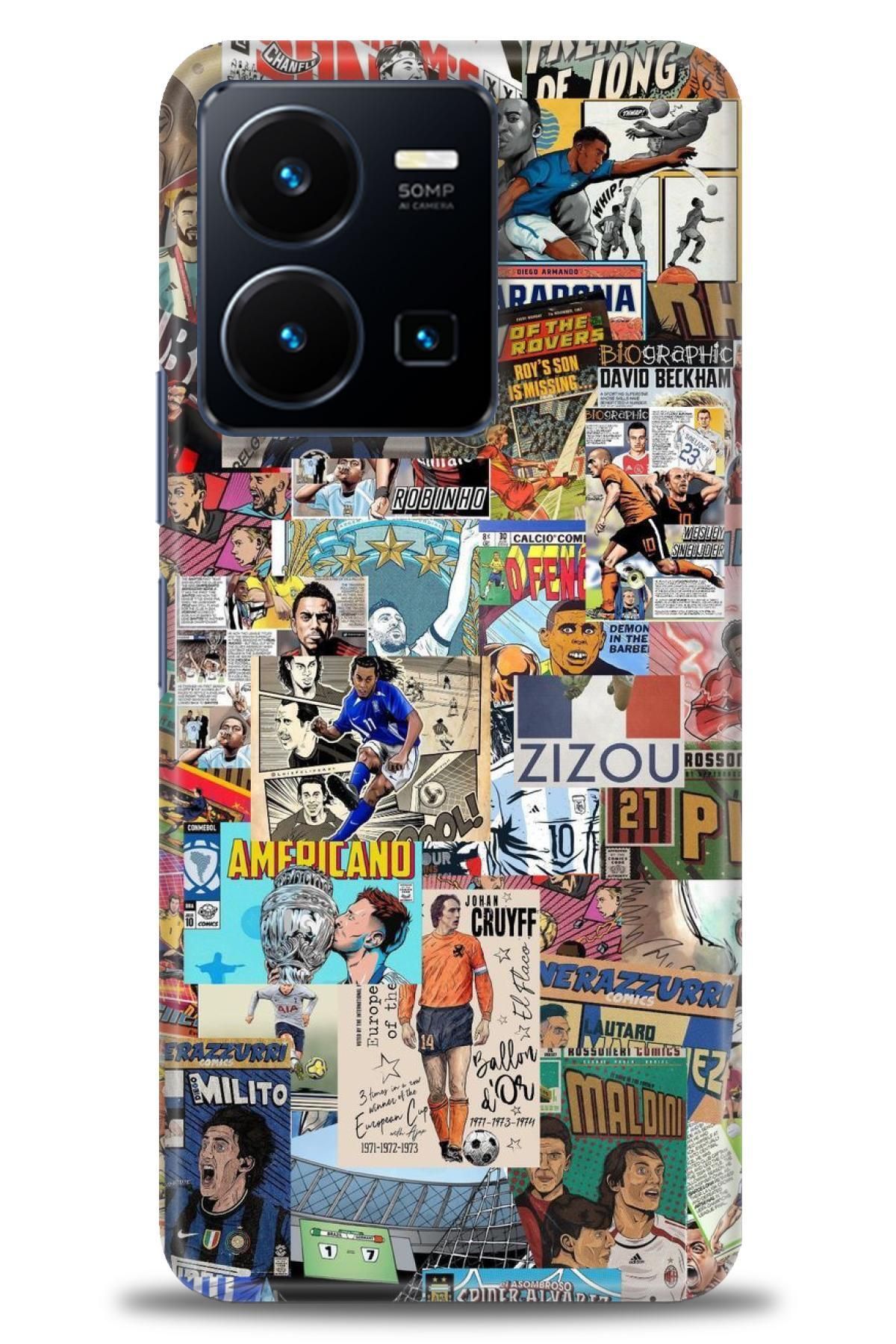 CooperTech Vivo Y22S İle Uyumlu HD Baskılı Silikon Kılıf - ÖzelSeriVivo - 2660