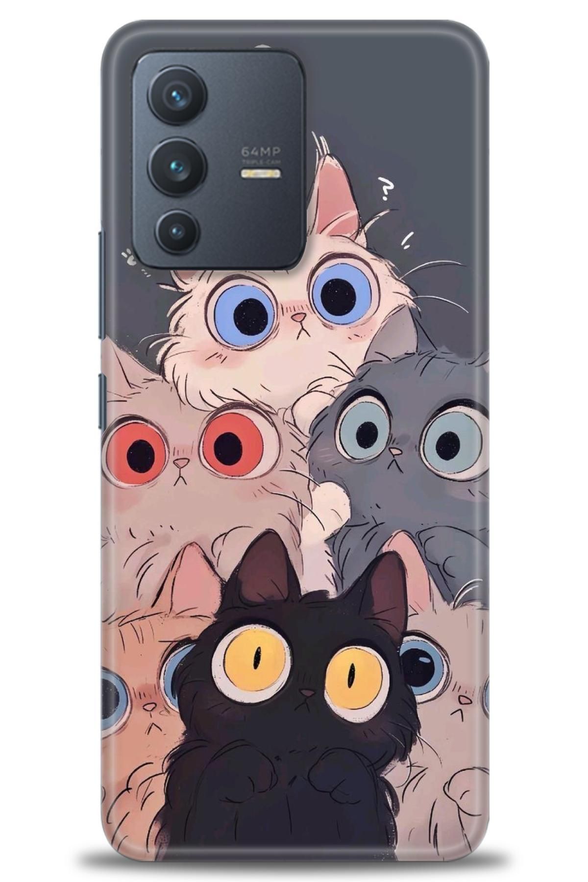 CooperTech Vivo V23 5G İle Uyumlu HD Baskılı Silikon Kılıf / Y V ÖzelSeri Vivo - 2685