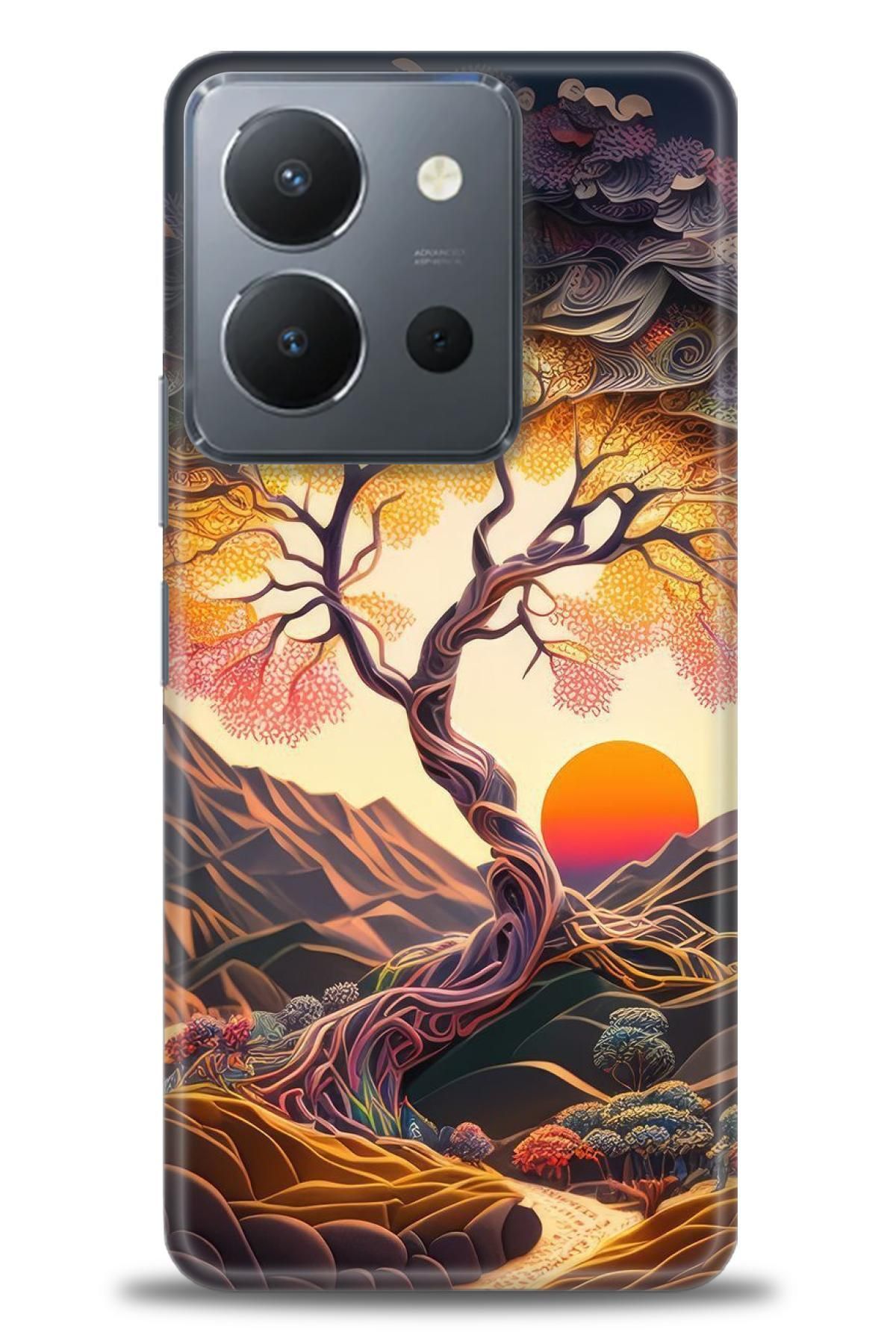 CooperTech Vivo Y36 4G İle Uyumlu HD Baskılı Silikon Kılıf / Y V ÖzelSeri Vivo - 2956