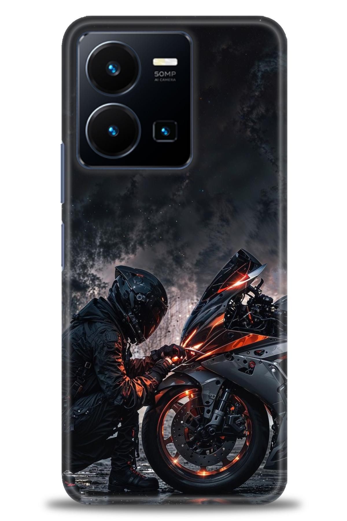 CooperTech Vivo Y22S İle Uyumlu HD Baskılı Silikon Kılıf - ÖzelSeriVivo - 2317