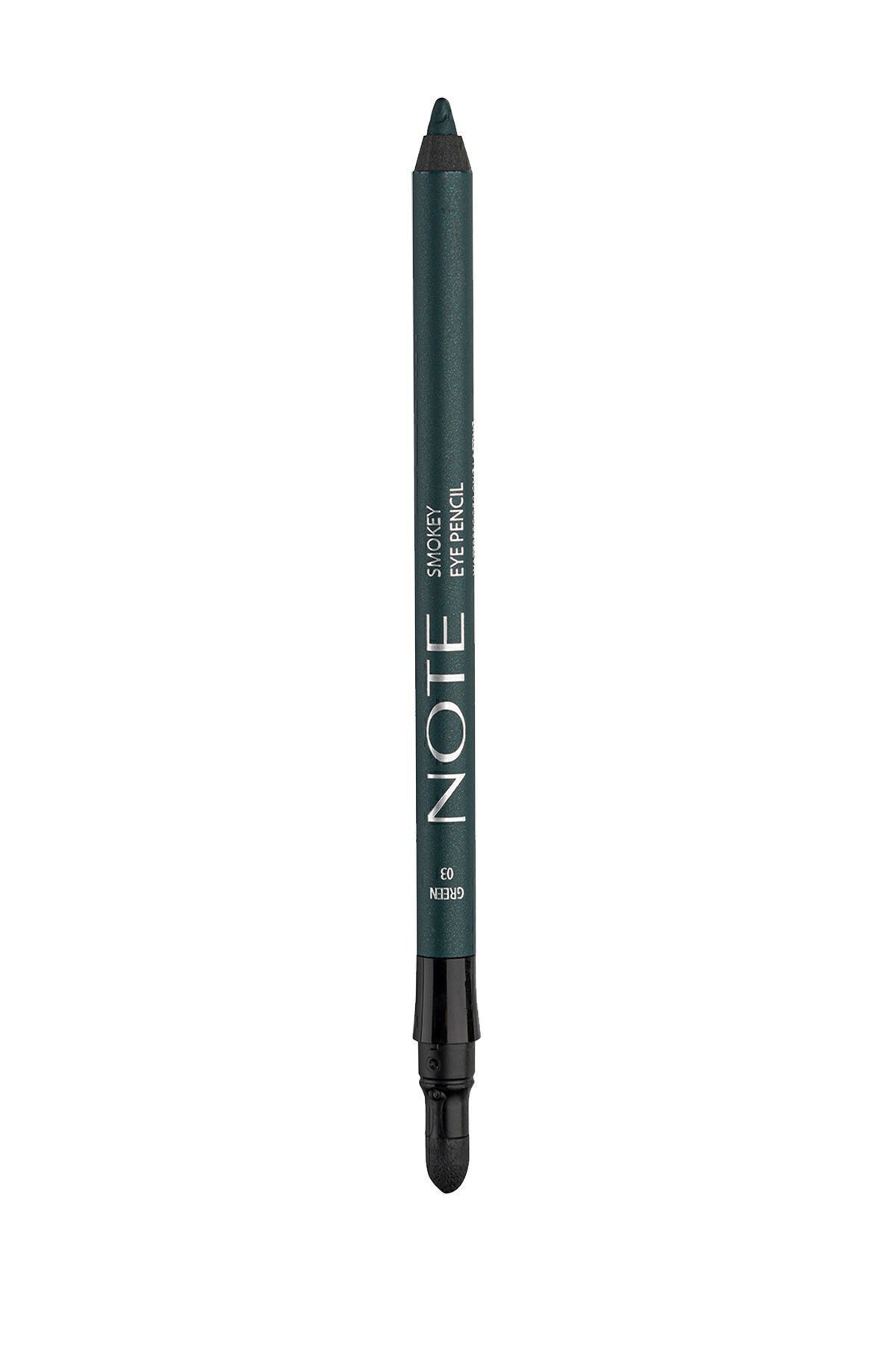 NOTE-Waterproof Smokey Eyeliner with Applicator – 03 Green 2