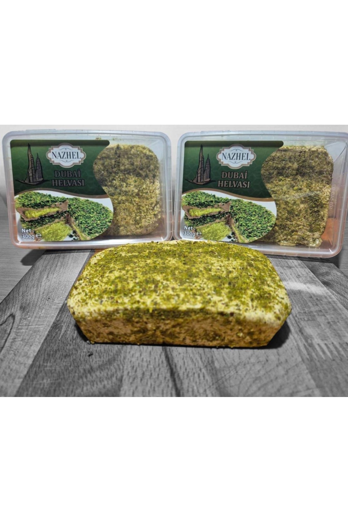 NAZHEL-Dubai Tahini Halva 300 Gr. (Special Limited Edition) 5