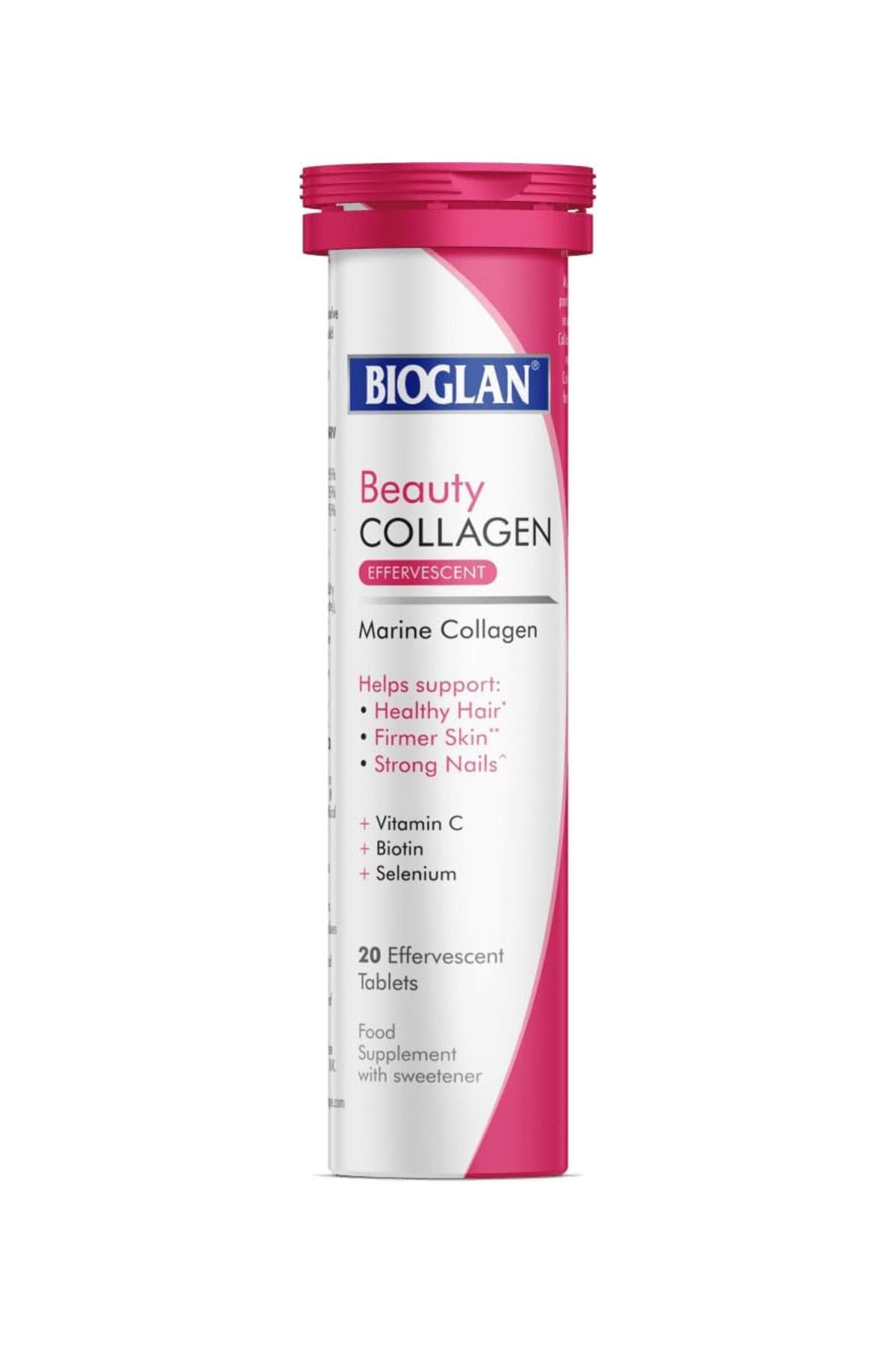 BIOGLAN-بيوجلان كولاجين فوار 1000 ملغ كولاجين بحري محلل 20 نكهة التوت الفوار 1